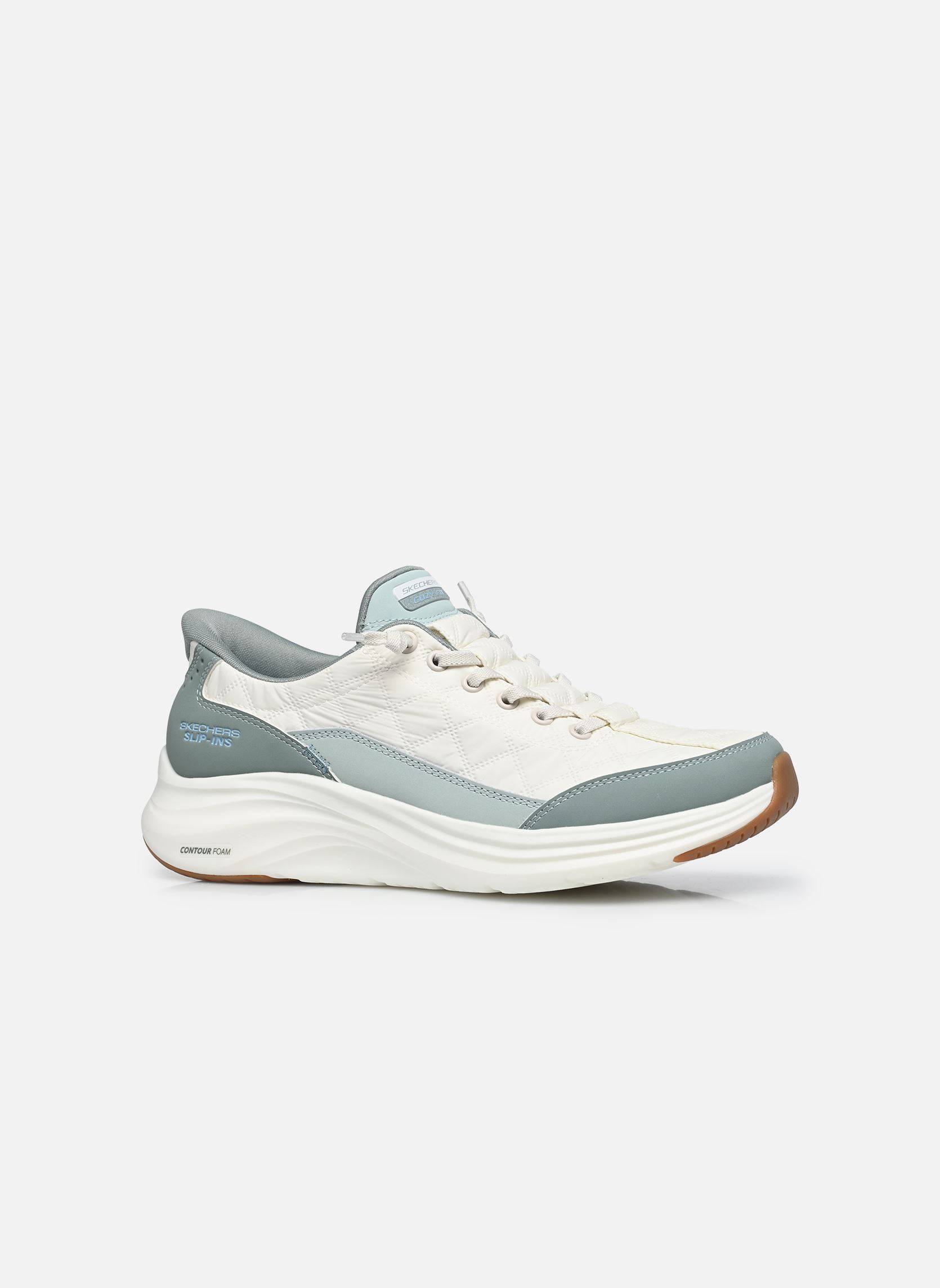 Baskets SLIP-INS Contour Foam femme beige Skechers Baskets SLIP-INS Contour Foam femme beige Sage