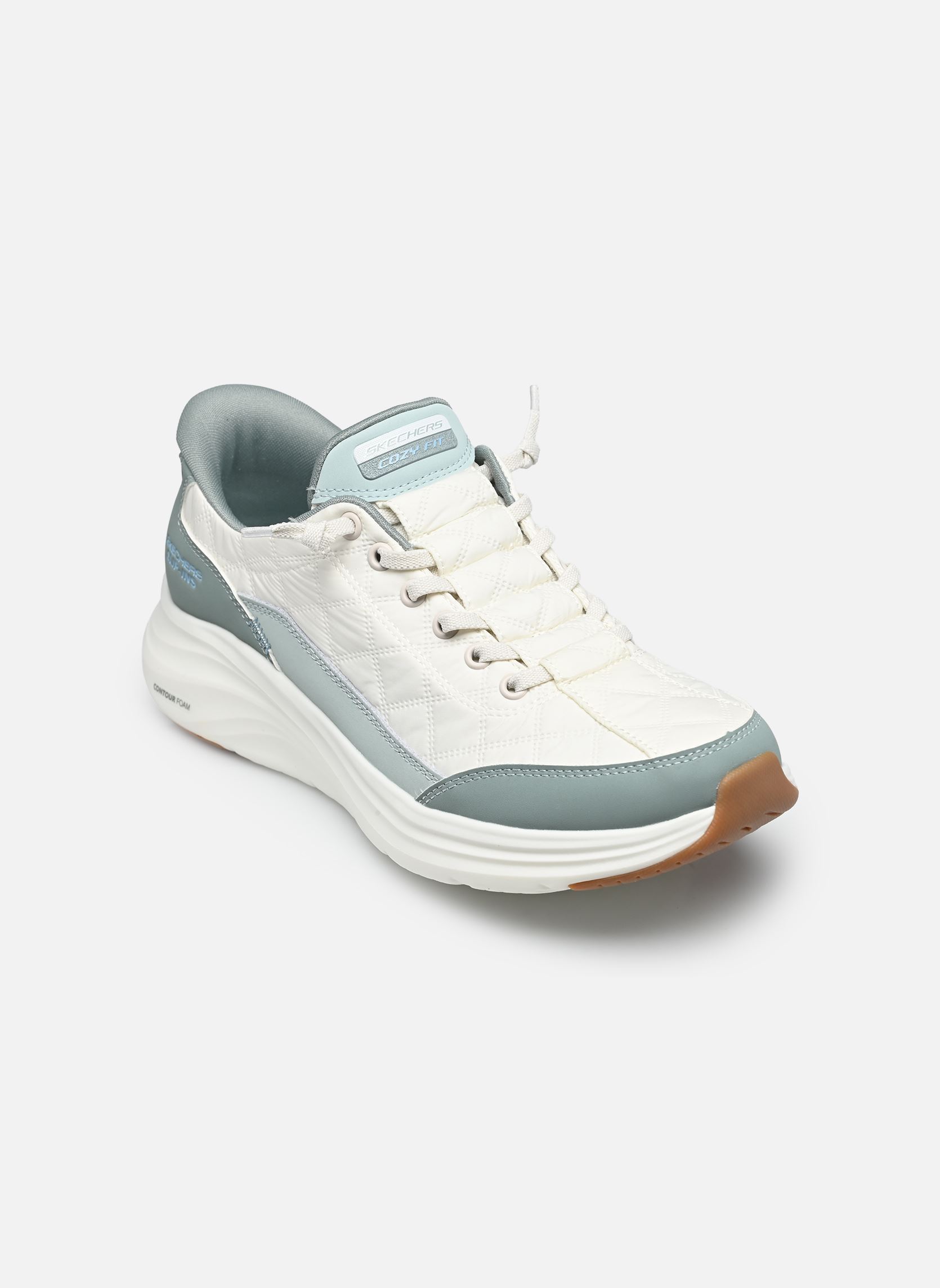 Baskets SLIP-INS Contour Foam femme beige Skechers Baskets SLIP-INS Contour Foam femme beige Sage