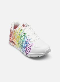 Sneakers Uno - Full Of Love Goldcrown dames wit