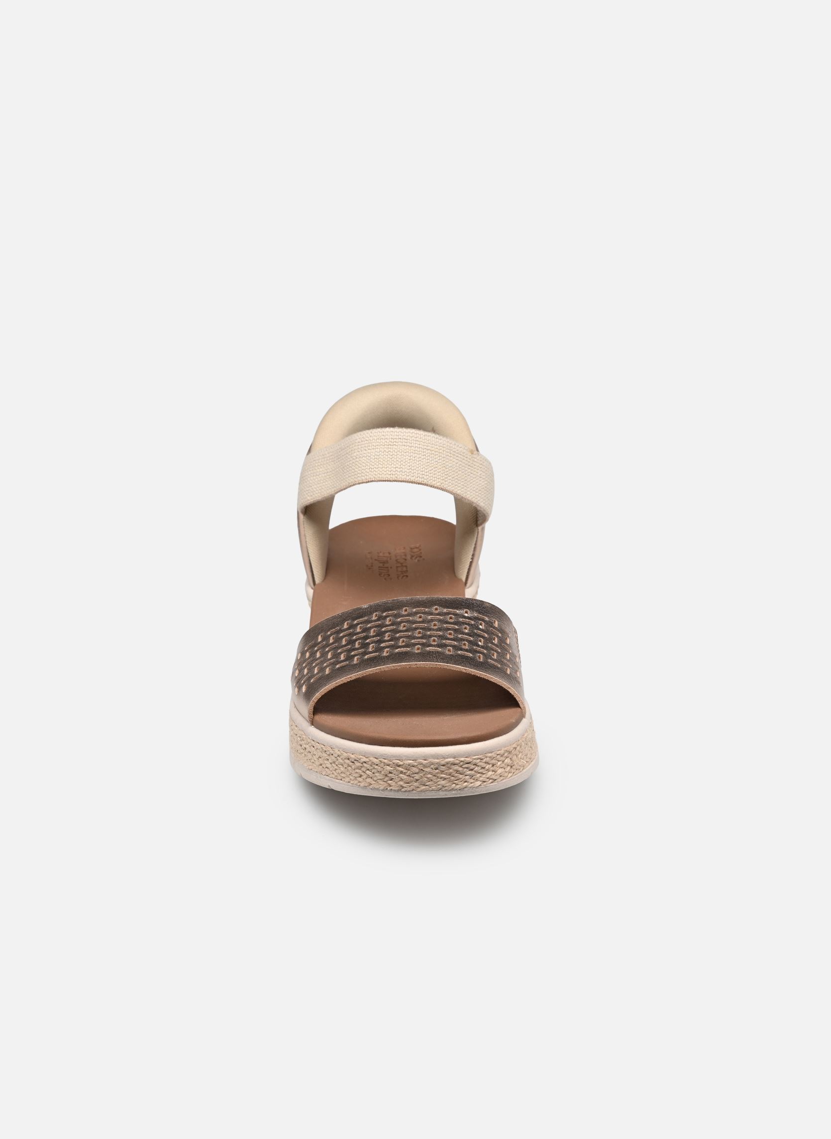 Sandales compensées et plateformes SLIP-INS Bobs Sun Ray - Step Aside femme or et bronze Skechers Sandales compensées et plateformes SLIP-INS Bobs Sun Ray - Step Aside femme or et bronze RSGD