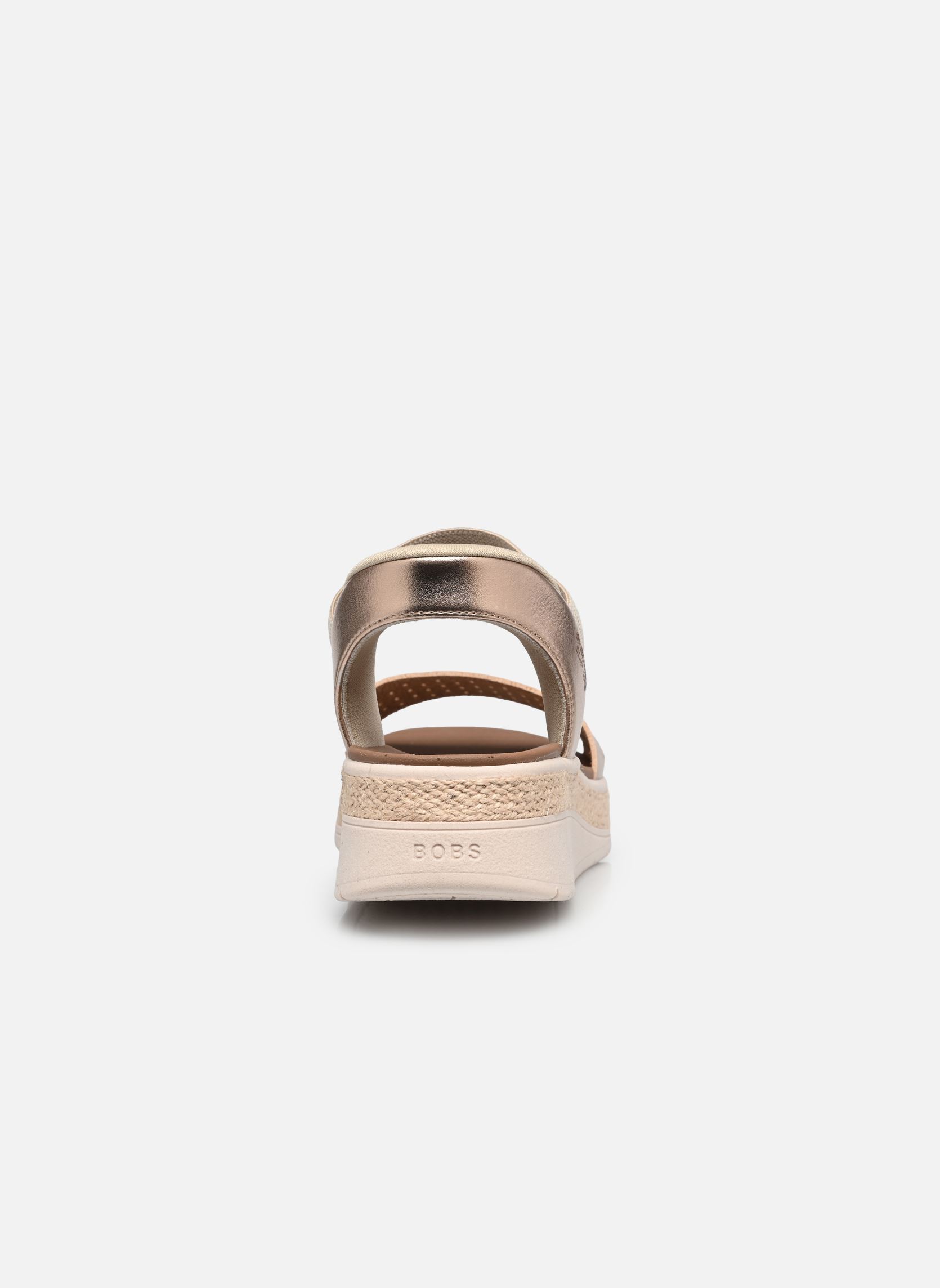 Sandales compensées et plateformes SLIP-INS Bobs Sun Ray - Step Aside femme or et bronze Skechers Sandales compensées et plateformes SLIP-INS Bobs Sun Ray - Step Aside femme or et bronze RSGD