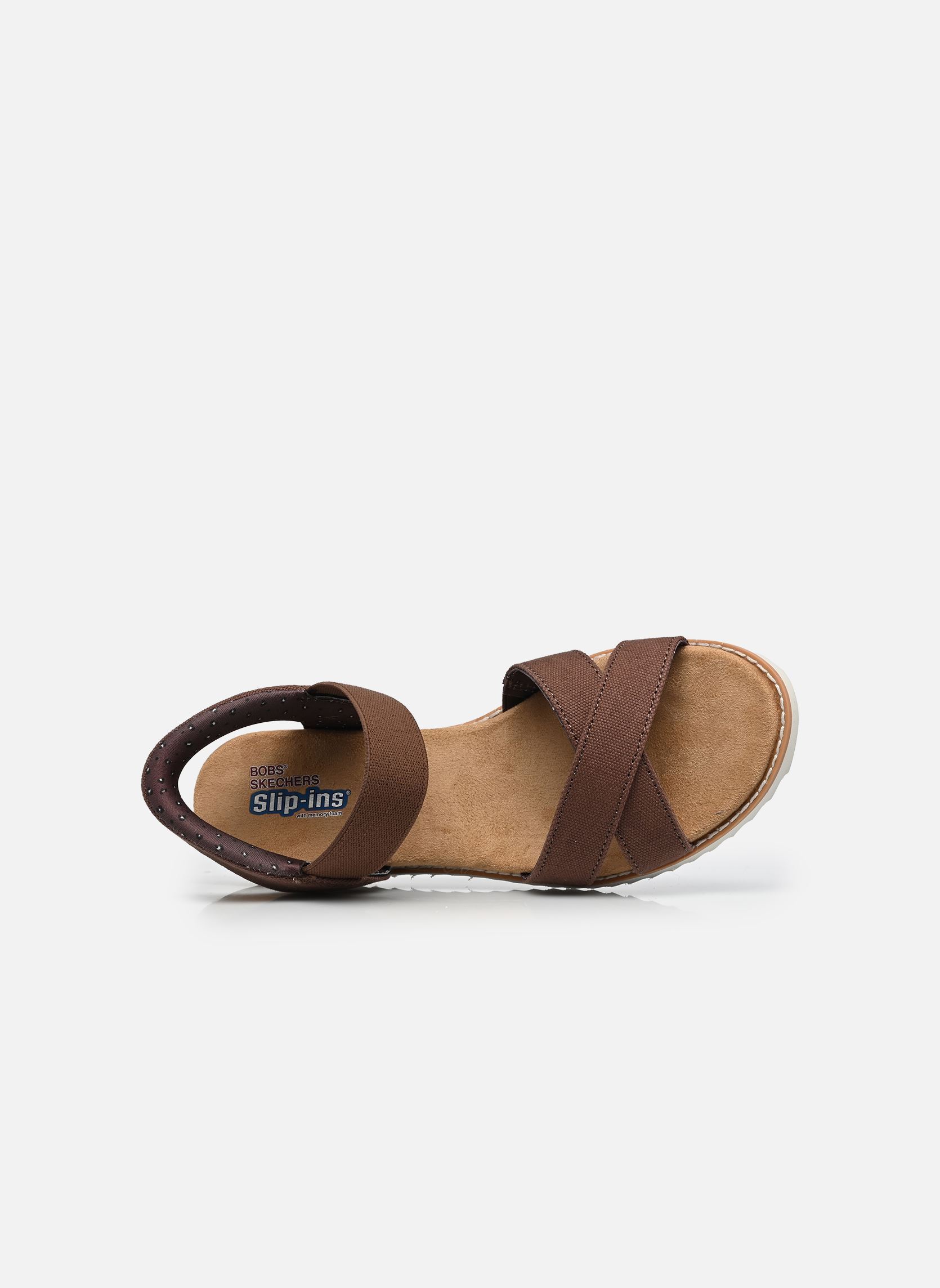 Sandalen SLIP-INS Desert Kiss-Golden Lily dames bruin Skechers Sandalen SLIP-INS Desert Kiss-Golden Lily dames bruin Choc