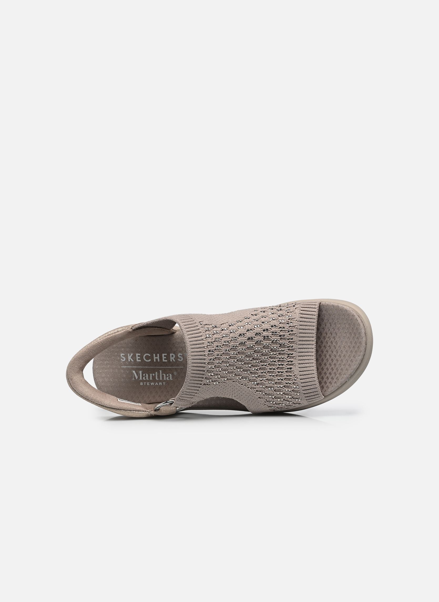 Sandales compensées et plateformes SLIP-INS Pier-Lite - Park Path femme marron Skechers Sandales compensées et plateformes SLIP-INS Pier-Lite - Park Path femme marron TPE