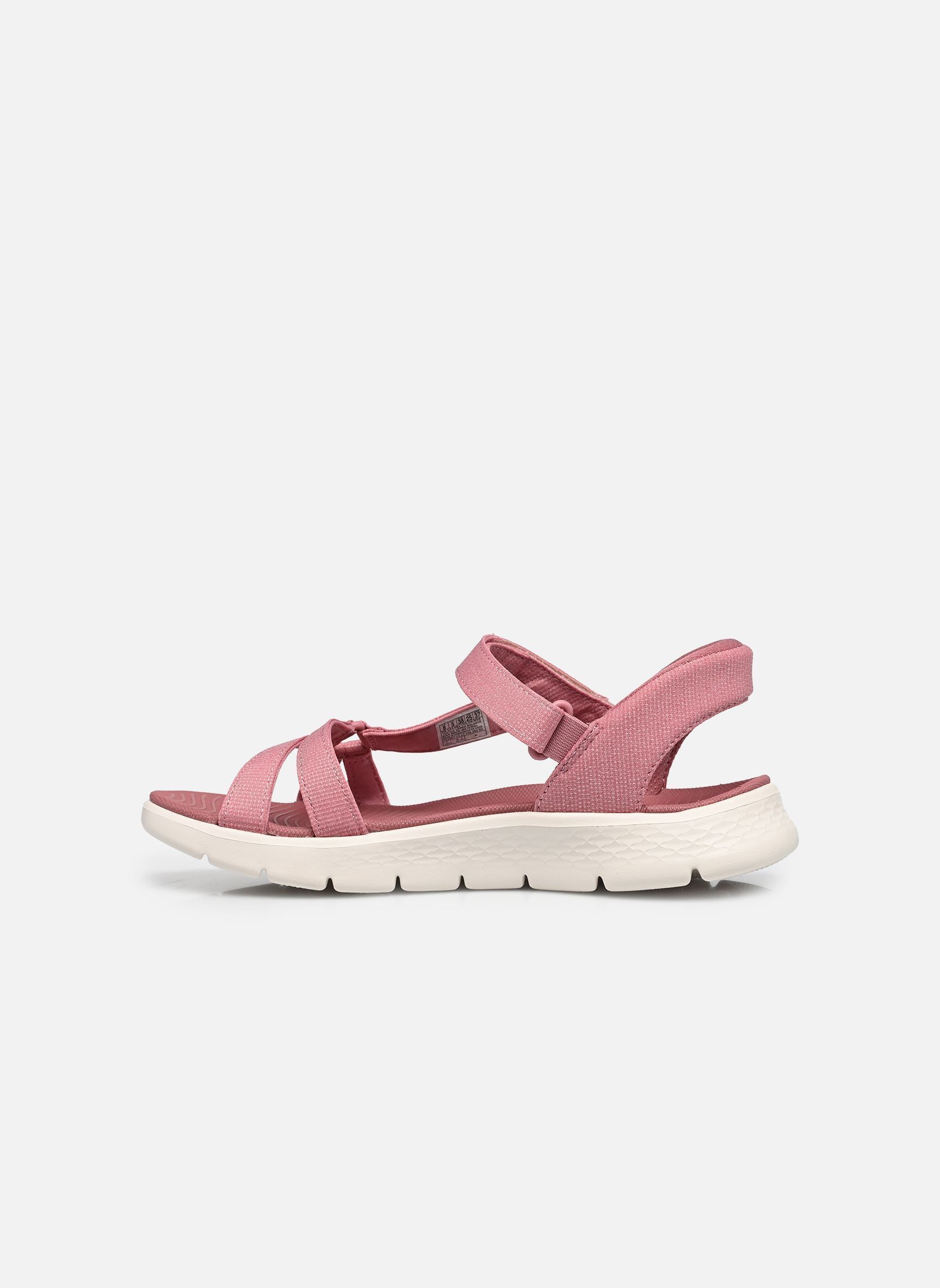 Sandales SLIP-INS Go Walk Flex Sandal - Illumin femme rose Skechers Sandales SLIP-INS Go Walk Flex Sandal - Illumin femme rose MVE