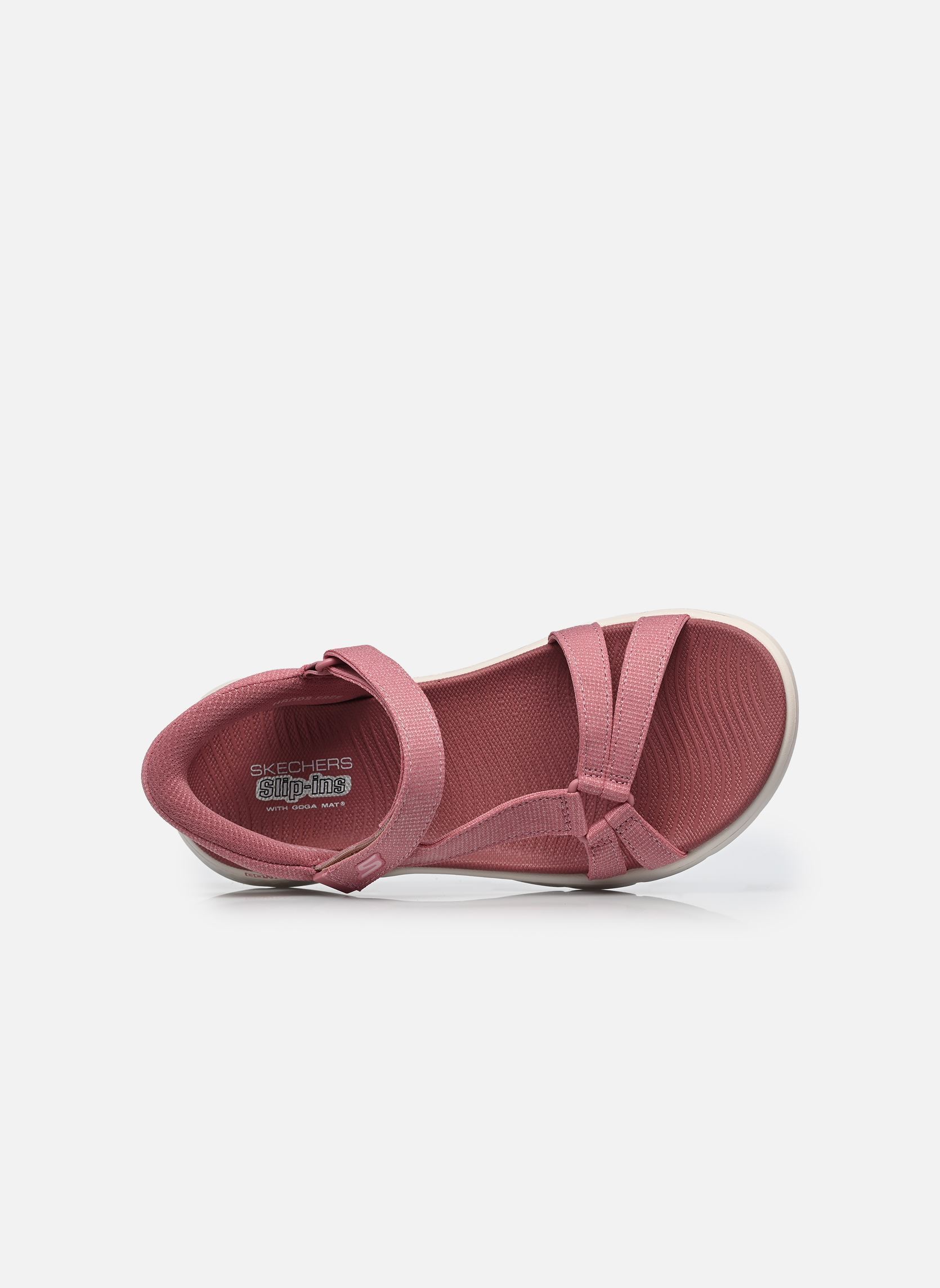 Sandales SLIP-INS Go Walk Flex Sandal - Illumin femme rose Skechers Sandales SLIP-INS Go Walk Flex Sandal - Illumin femme rose MVE