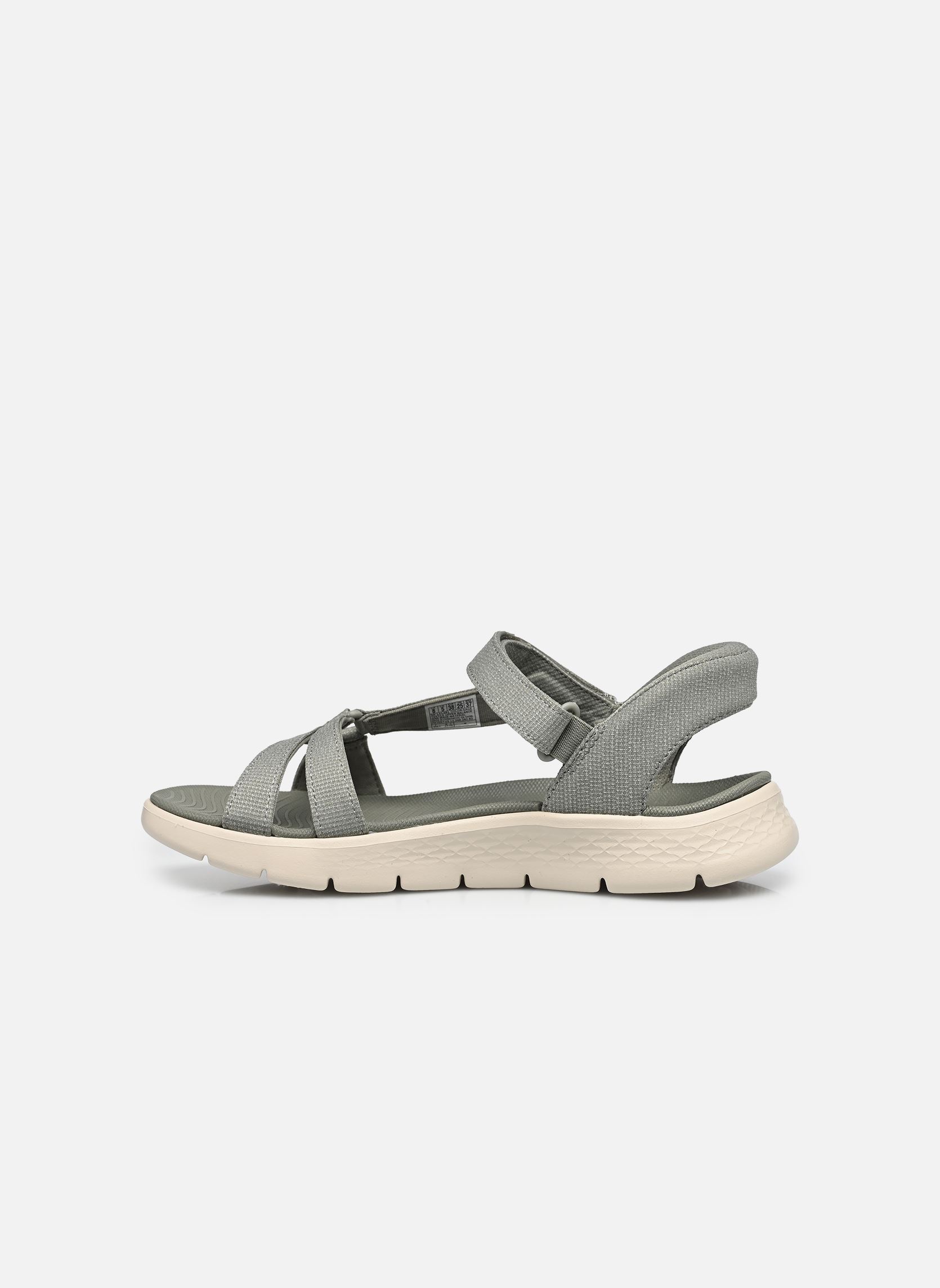 Sandalen SLIP-INS Go Walk Flex Sandal - Illumin dames grijs Skechers Sandalen SLIP-INS Go Walk Flex Sandal - Illumin dames grijs Sage