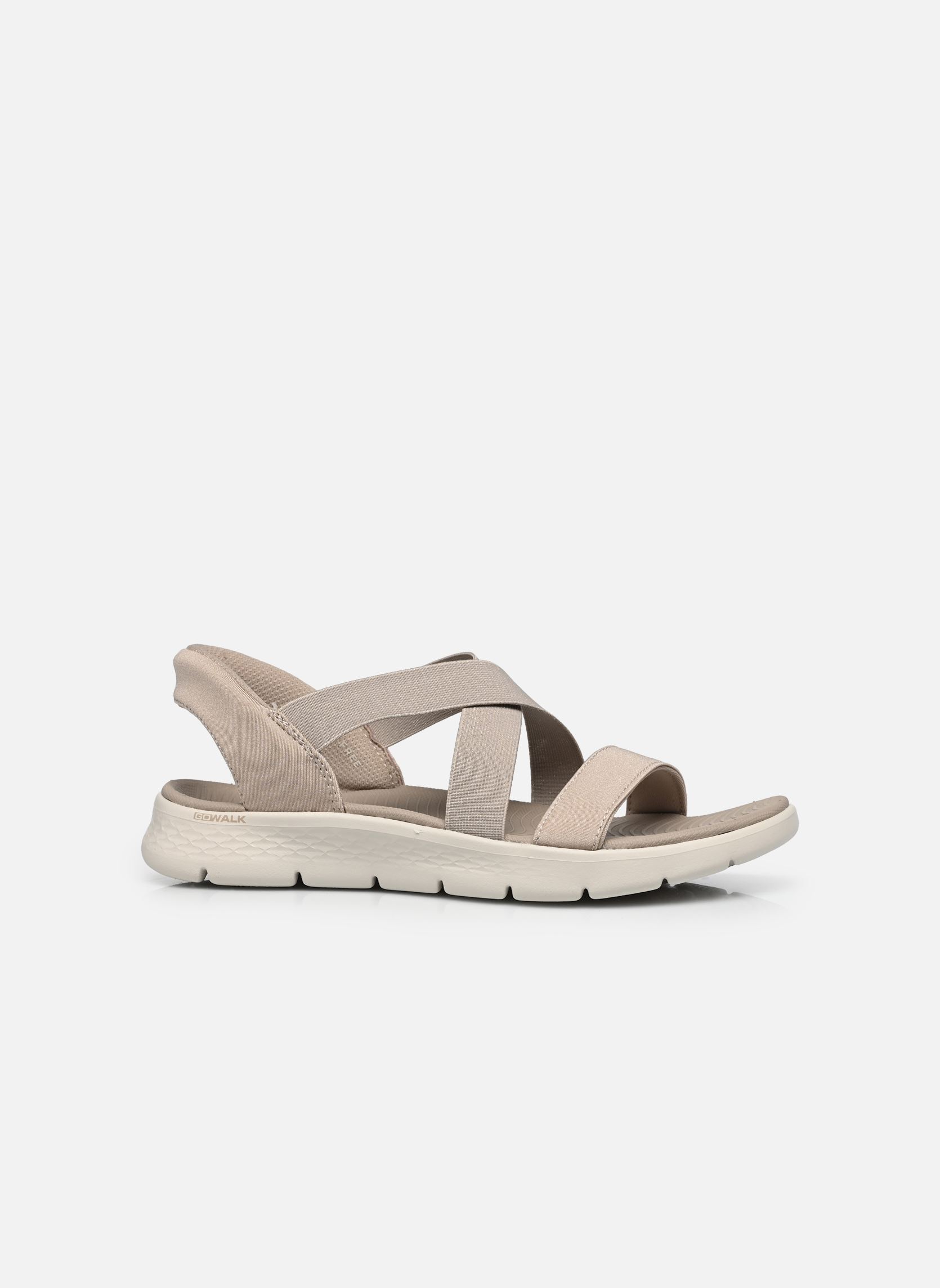 Sandalen SLIP-INS Go Walk Flex Sandal - Glimmer damen beige Skechers Sandalen SLIP-INS Go Walk Flex Sandal - Glimmer damen beige TPE