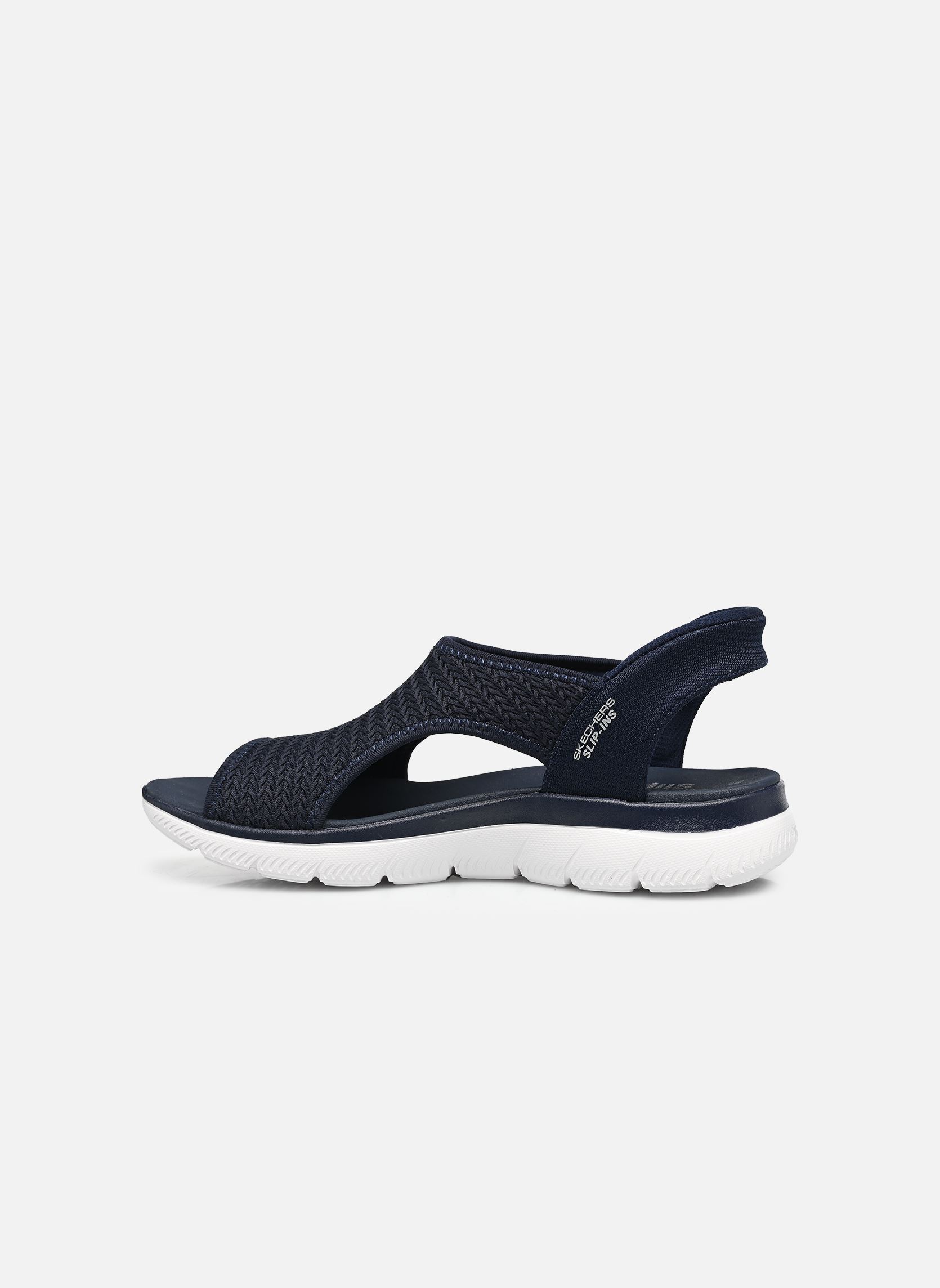 Flache Sandalen SLIP-INS Summits Sandal - Sweetly Evol damen blau Skechers Flache Sandalen SLIP-INS Summits Sandal - Sweetly Evol damen blau NVY