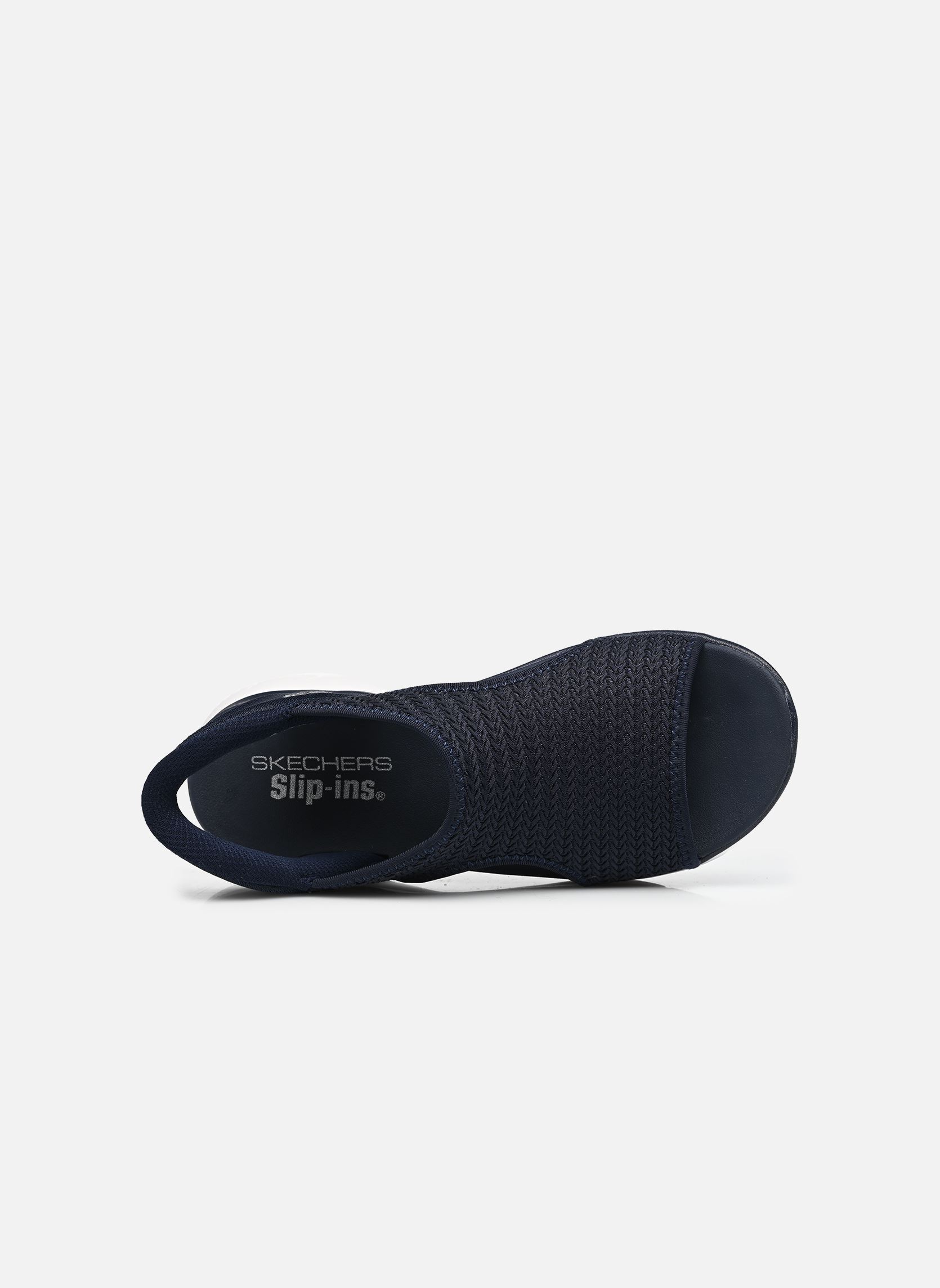 Flache Sandalen SLIP-INS Summits Sandal - Sweetly Evol damen blau Skechers Flache Sandalen SLIP-INS Summits Sandal - Sweetly Evol damen blau NVY
