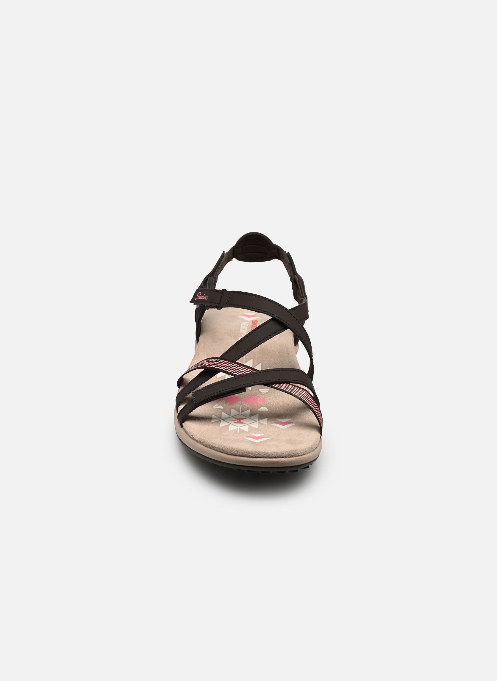 Flache Sandalen Reggae Slim - Sun Array damen braun Skechers Flache Sandalen Reggae Slim - Sun Array damen braun CHOC