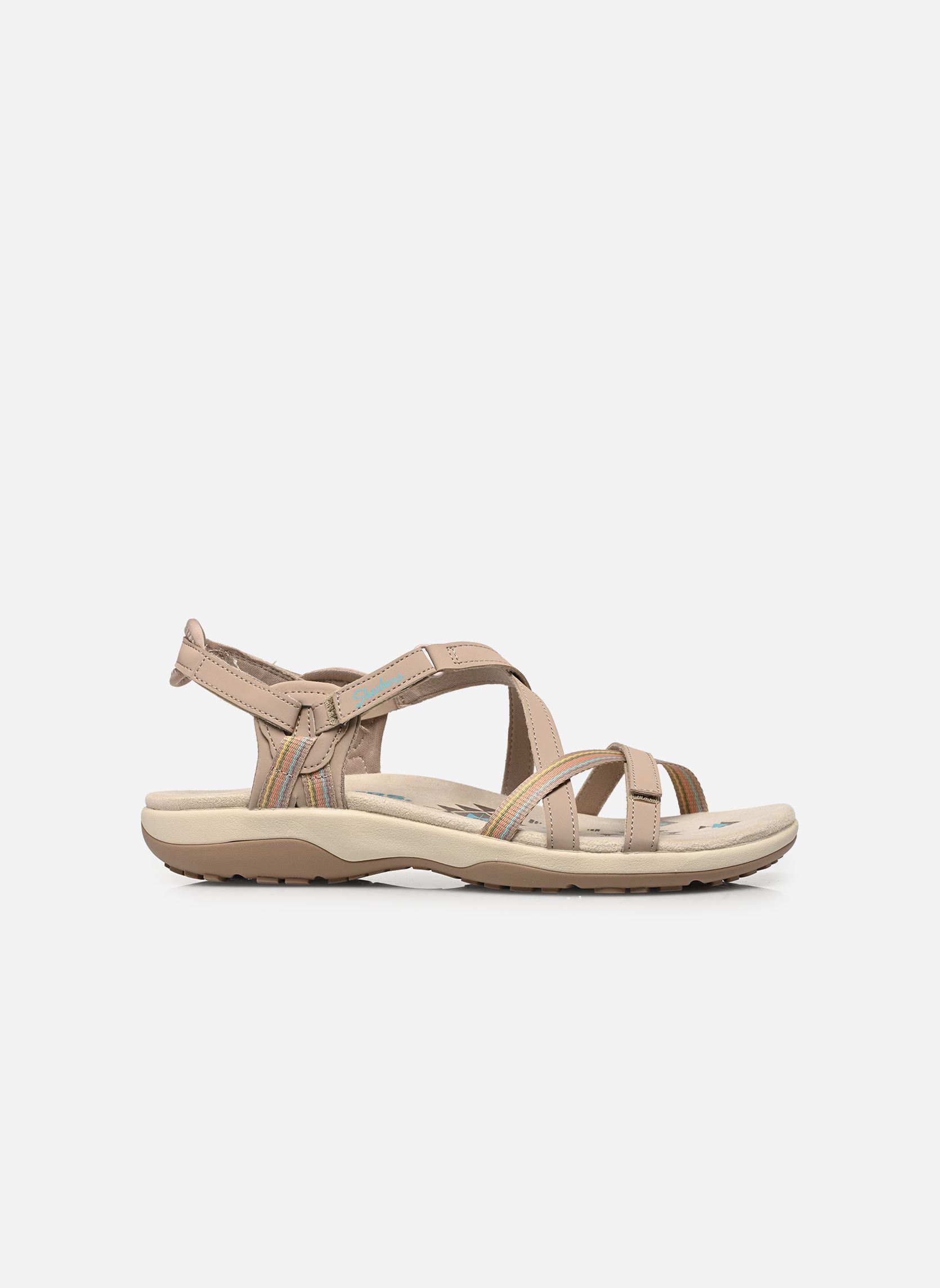 Flache Sandalen Reggae Slim - Sun Array damen beige Skechers Flache Sandalen Reggae Slim - Sun Array damen beige TPE