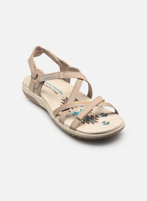 Skechers Flache Sandalen Reggae Slim - Sun Array damen beige