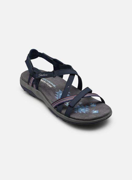Skechers Flache Sandalen Reggae Slim - Sun Array damen blau