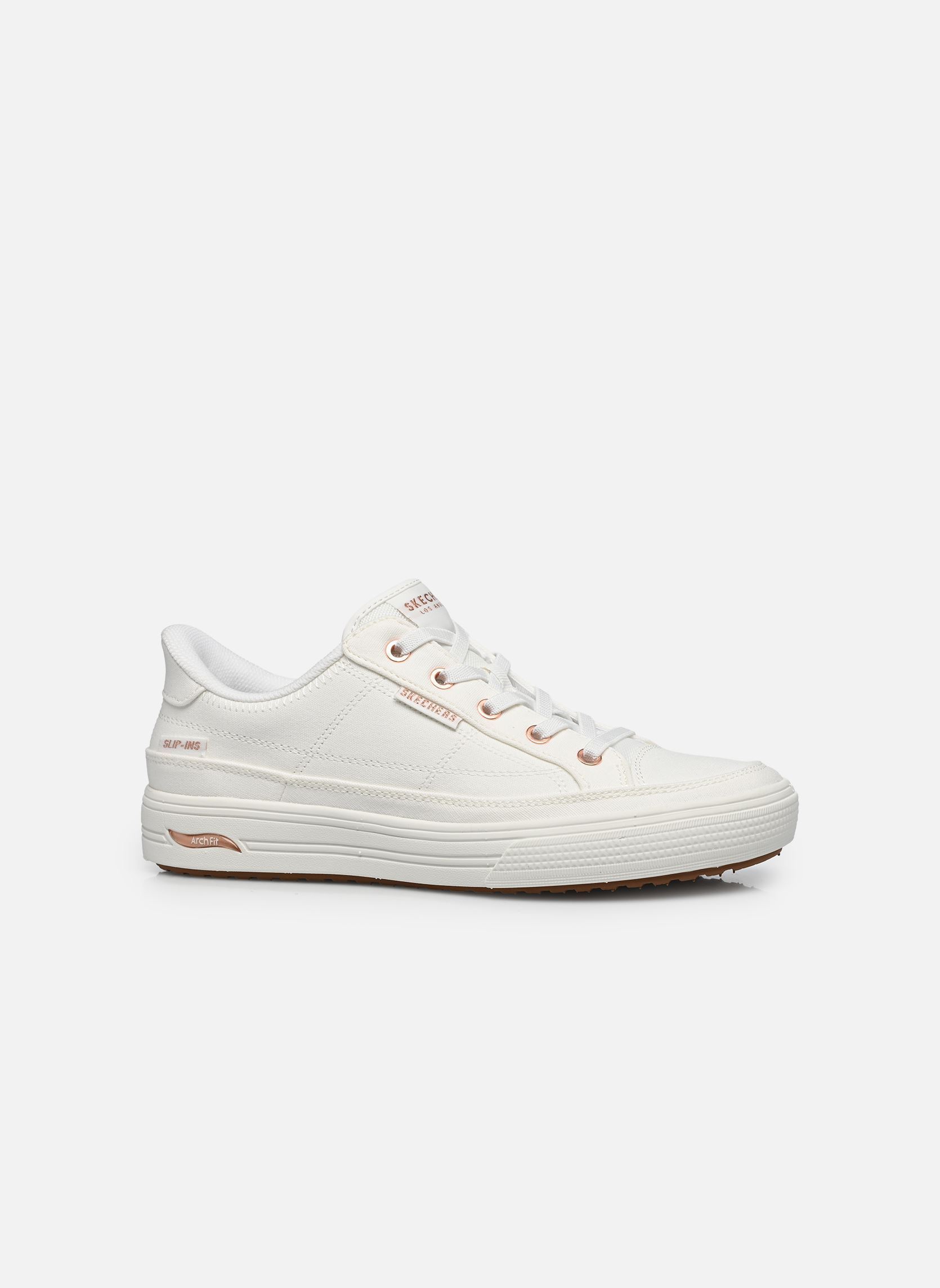 Niedrige Sneaker SLIP-INS Arch Fit Arcade-See Ya There damen weiß Skechers Niedrige Sneaker SLIP-INS Arch Fit Arcade-See Ya There damen weiß Wht