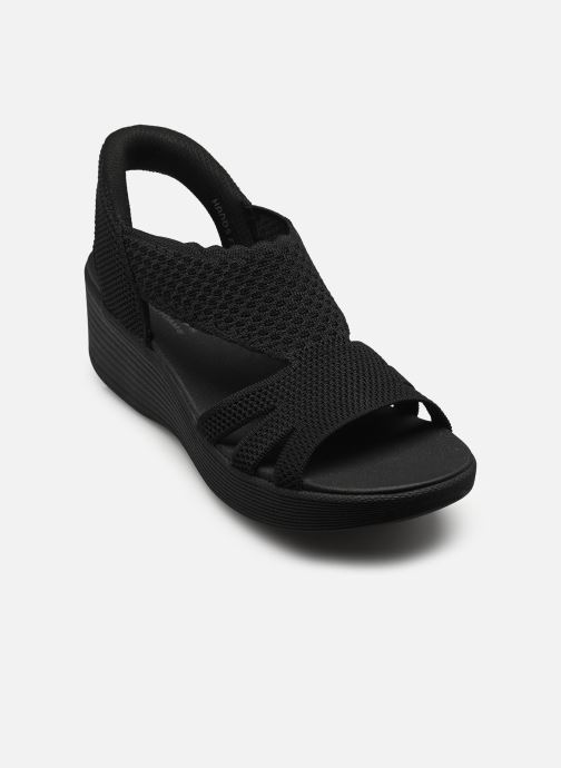 Skechers Sandalen met sleehak en plateau SLIP-INS Parallel Lite - Summer Invite dames zwart