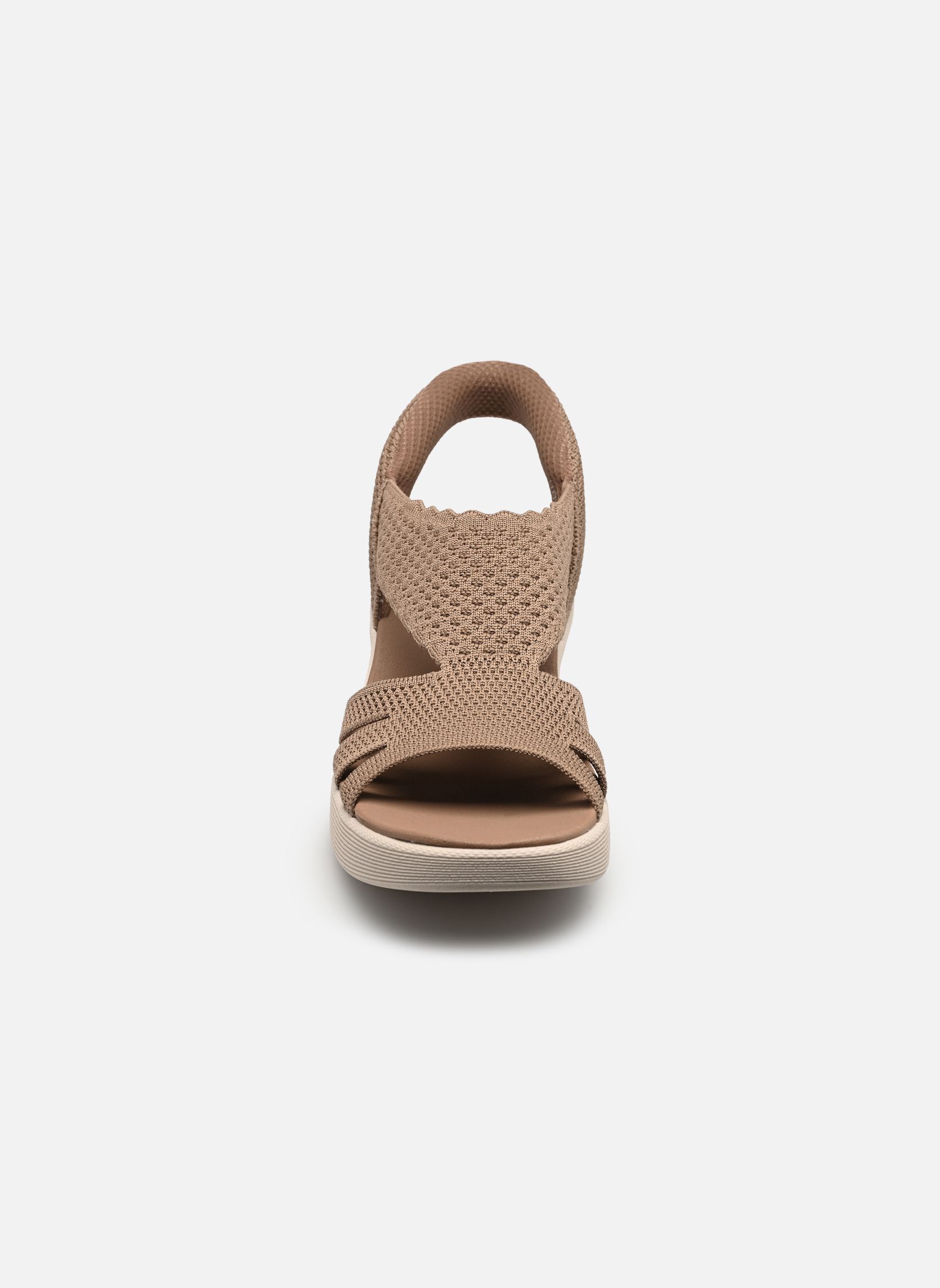 Keil- und Plateausandalen SLIP-INS Parallel Lite - Summer Invite damen braun Skechers Keil- und Plateausandalen SLIP-INS Parallel Lite - Summer Invite damen braun MOC