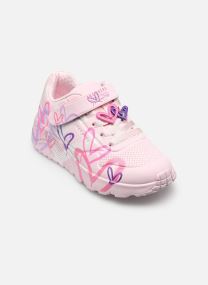 Sneakers Uno Lite - Heart Status Goldcrown bambina rosa