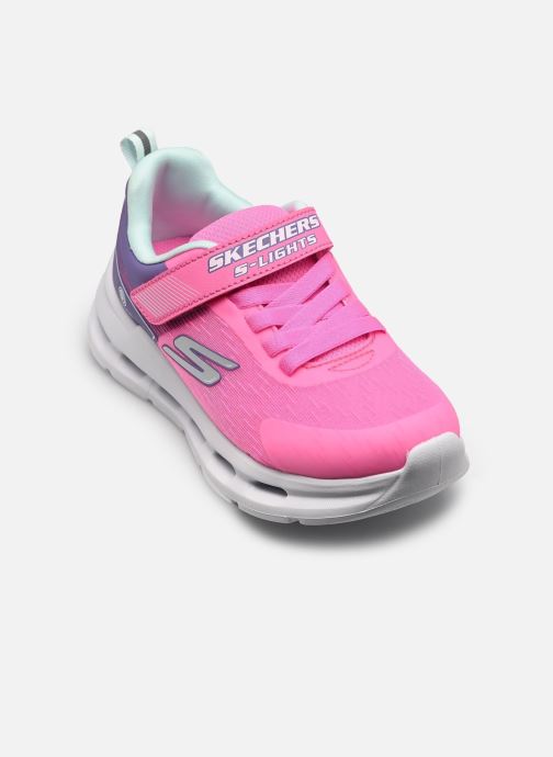 Skechers Baskets Glide-Step Lights fille rose