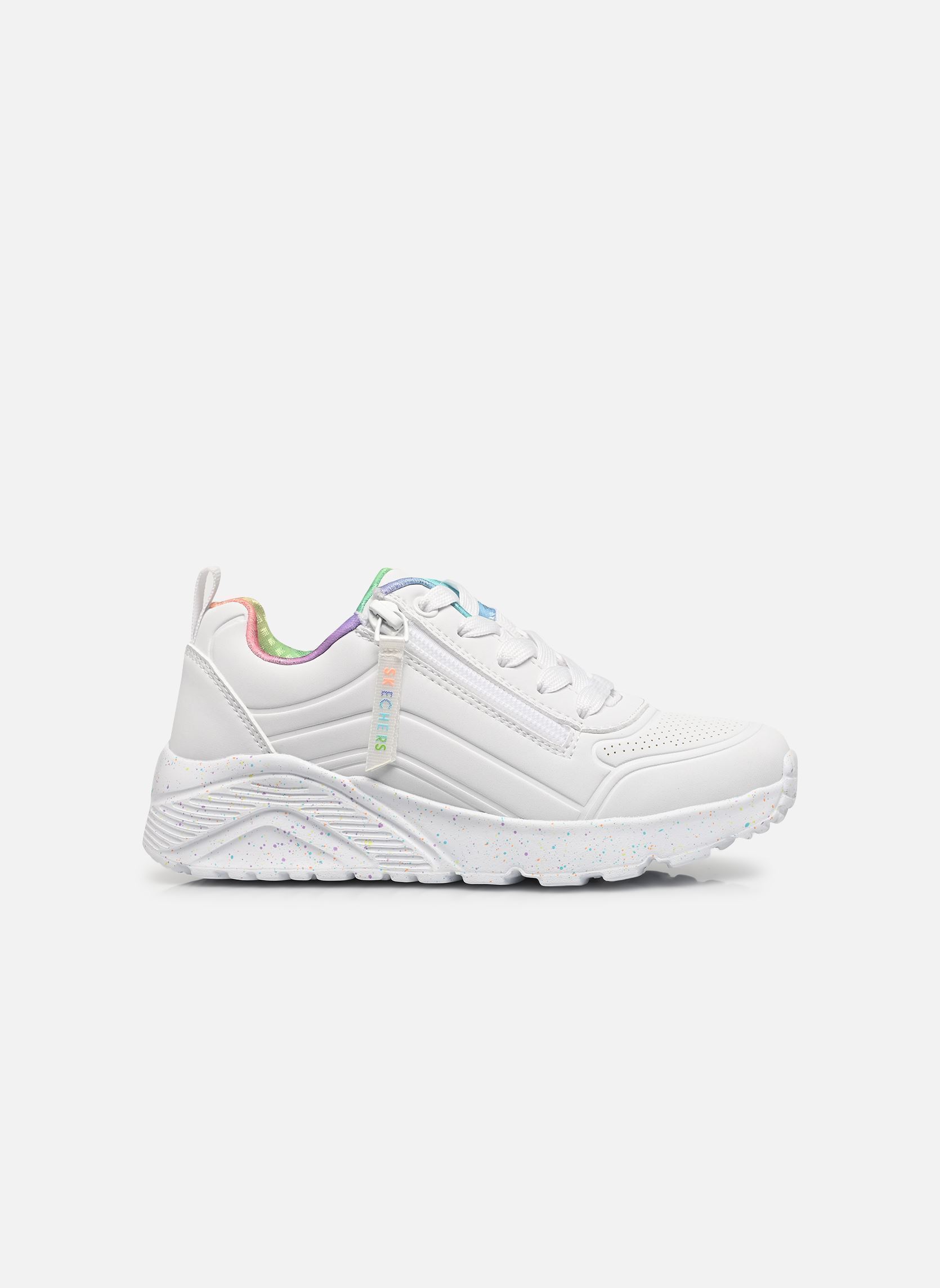 Sneaker Uno Lite - Vivid Splash mädchen weiß Skechers Sneaker Uno Lite - Vivid Splash mädchen weiß WMLT