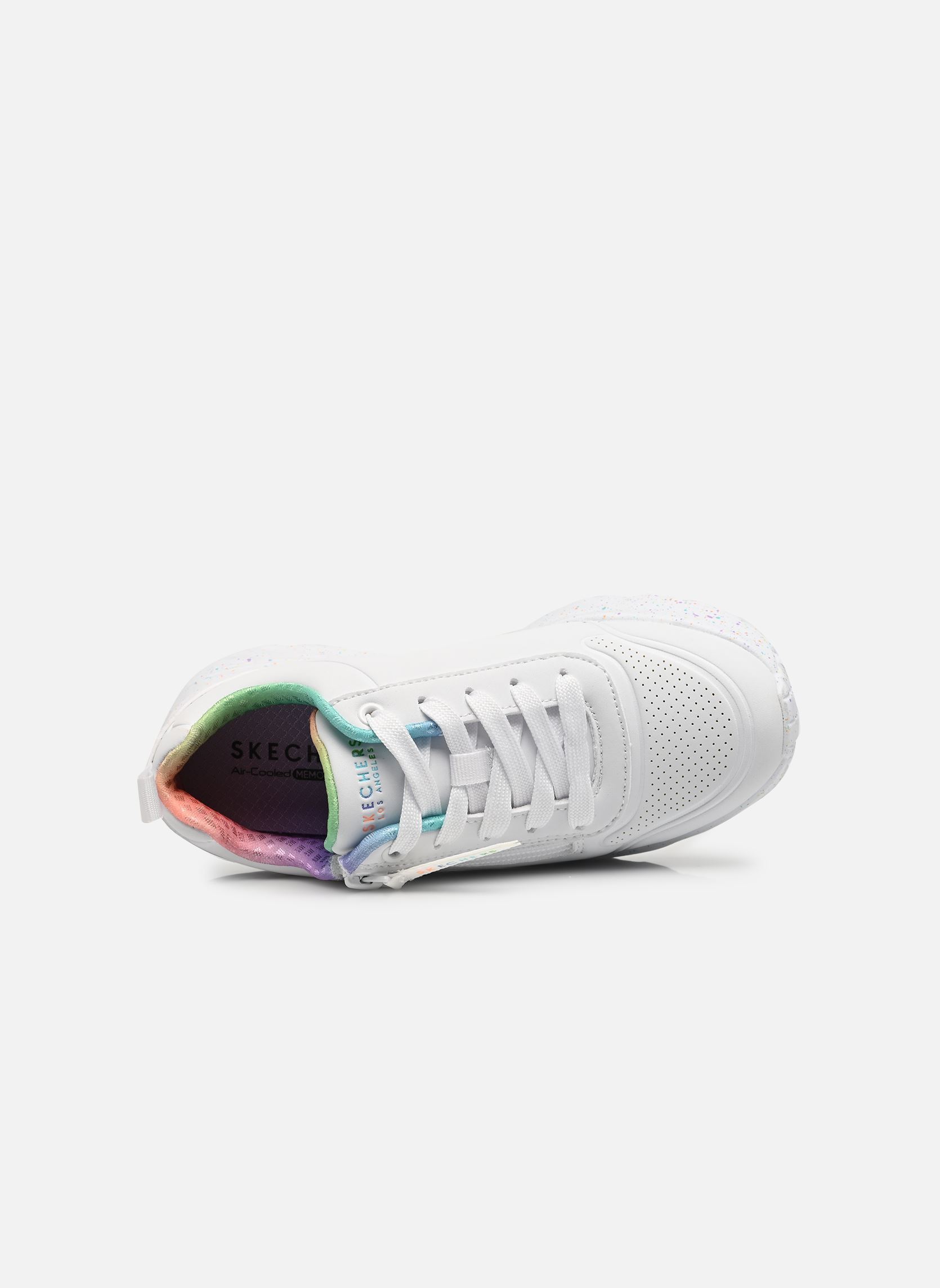 Sneaker Uno Lite - Vivid Splash mädchen weiß Skechers Sneaker Uno Lite - Vivid Splash mädchen weiß WMLT