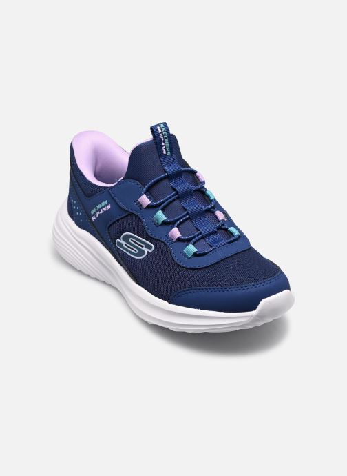 Skechers Niedrige Sneaker SLIP-INS - Bounder Pro mädchen blau