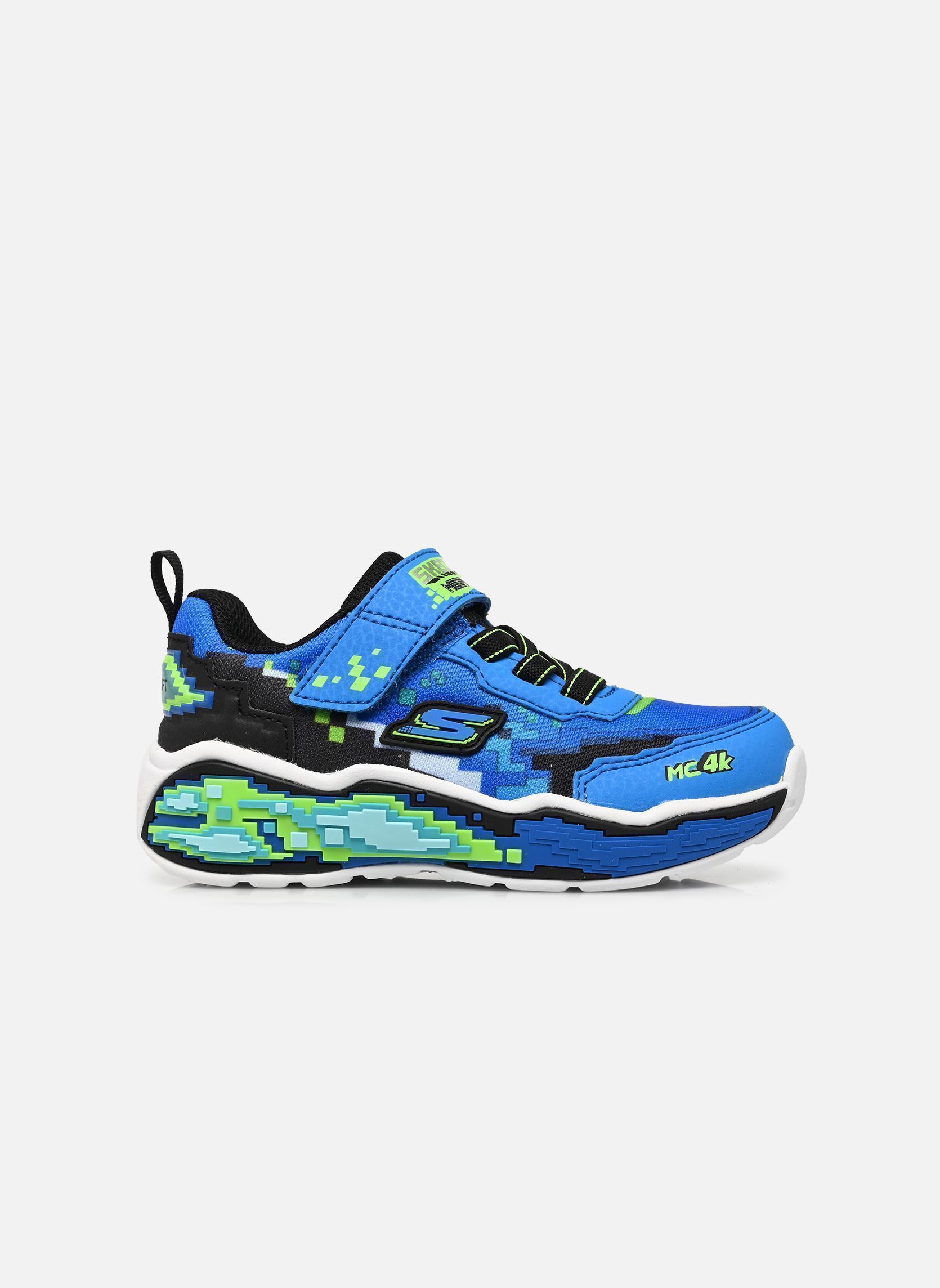 Baskets Mega Scene garçon bleu Skechers Baskets Mega Scene garçon bleu BBLM