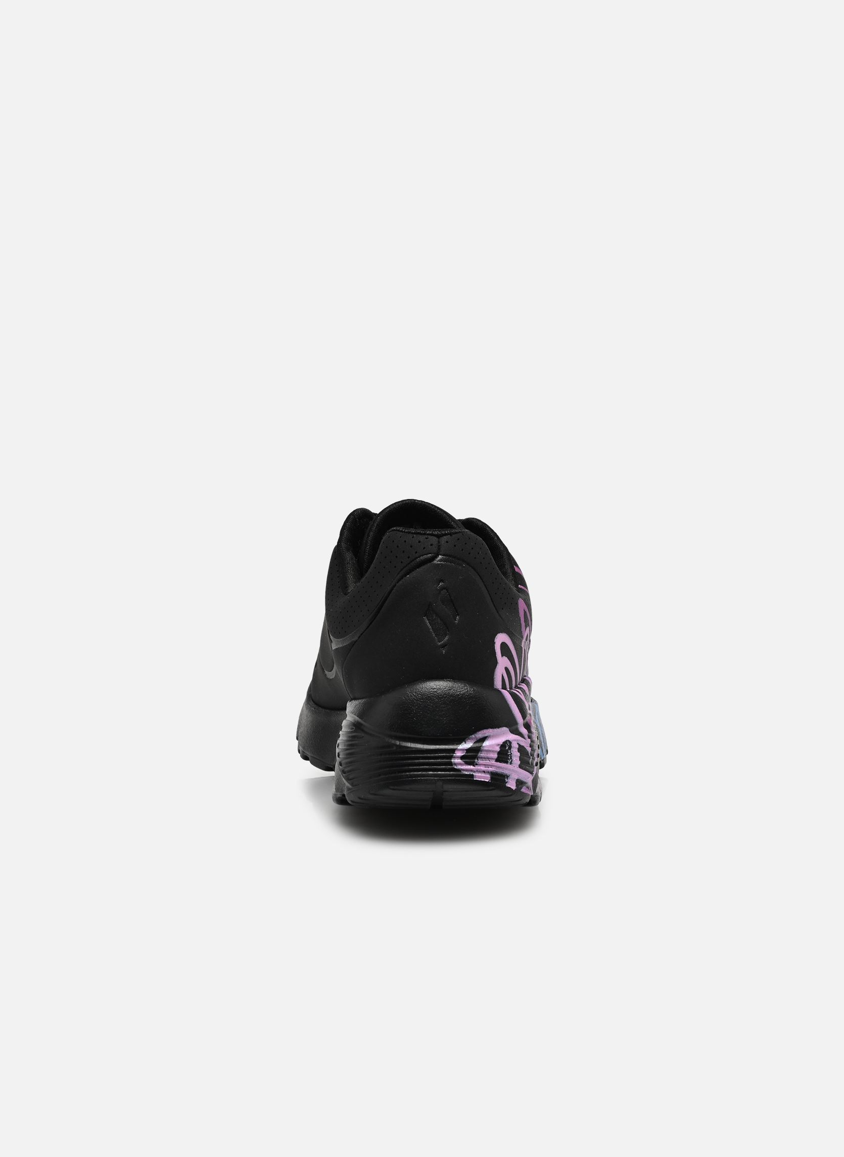 Niedrige Sneaker Uno Lite - Metallic Joy Goldcrown mädchen schwarz Skechers Niedrige Sneaker Uno Lite - Metallic Joy Goldcrown mädchen schwarz BKMT