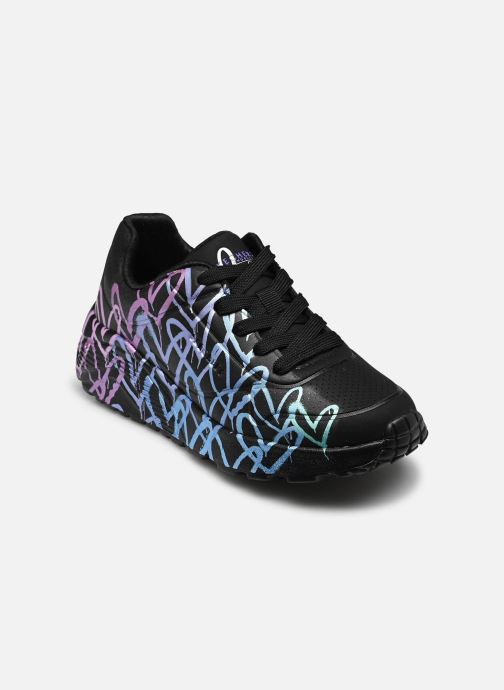 Skechers Niedrige Sneaker Uno Lite - Metallic Joy Goldcrown mädchen schwarz