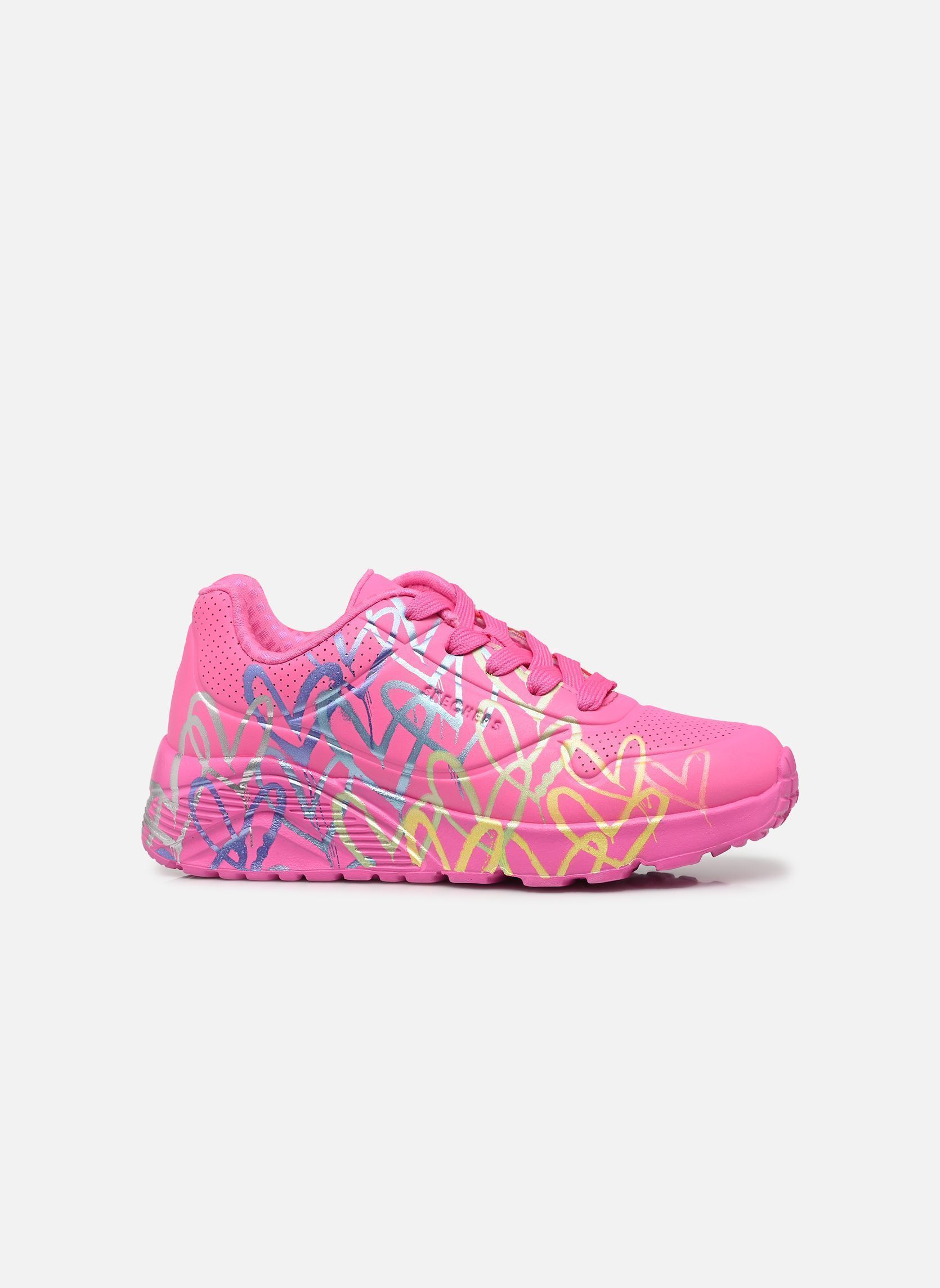 Baskets Uno Lite - Metallic Joy Goldcrown fille rose Skechers Baskets Uno Lite - Metallic Joy Goldcrown fille rose HPMT