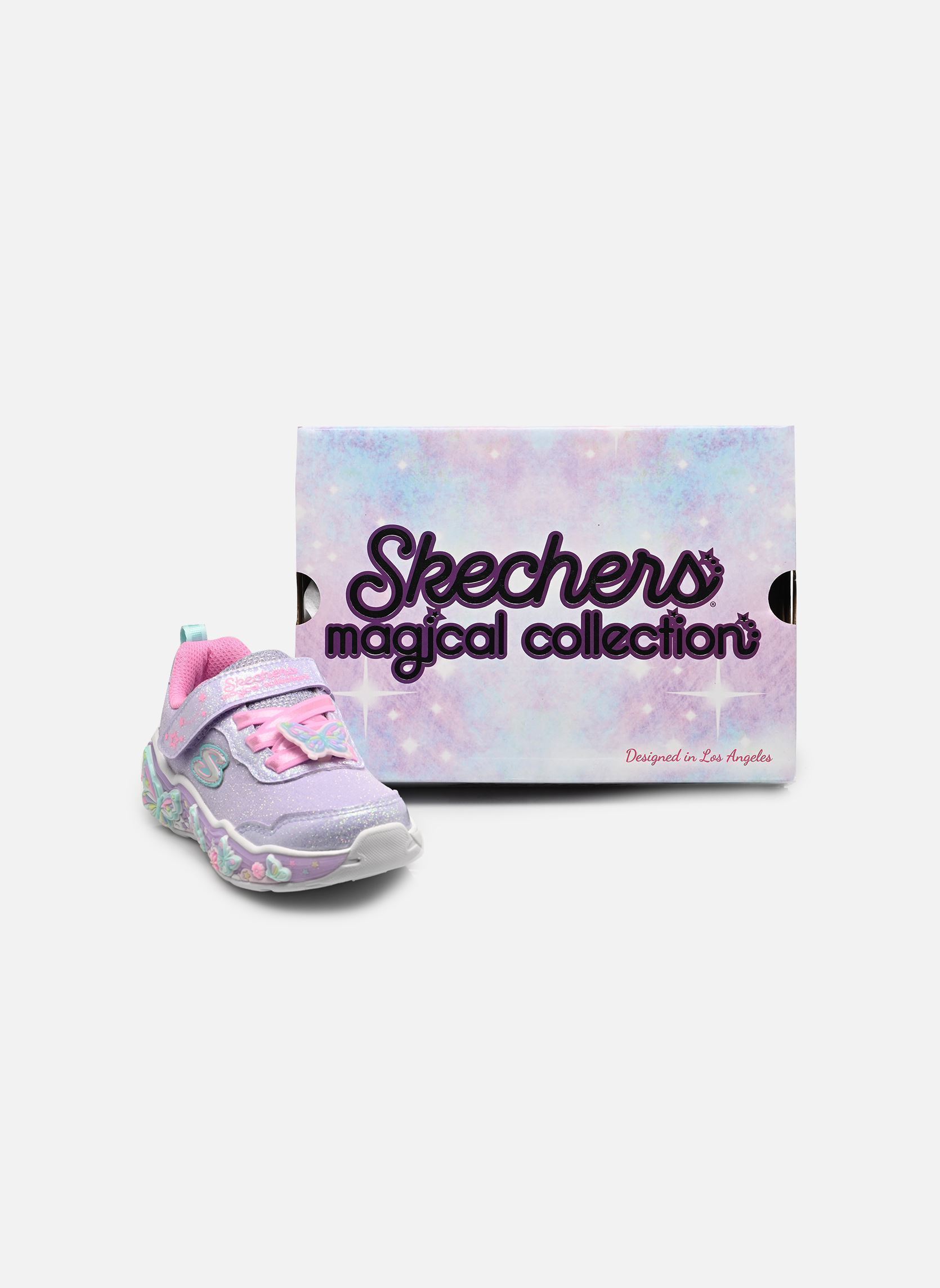 Baskets S LIGHTS - Lil Butterfly Bliss fille violet Skechers Baskets S LIGHTS - Lil Butterfly Bliss fille violet LVMT