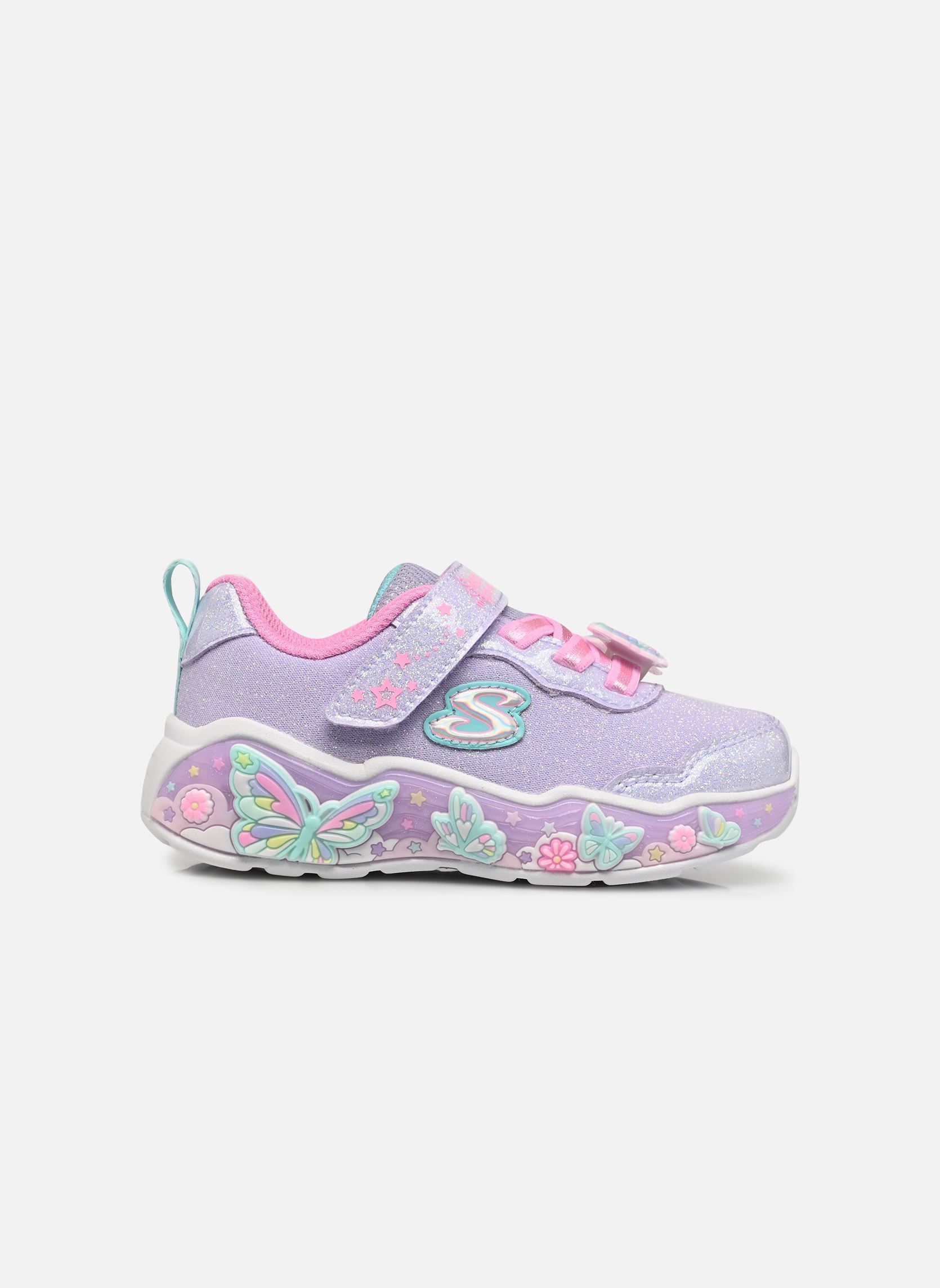 Baskets S LIGHTS - Lil Butterfly Bliss fille violet Skechers Baskets S LIGHTS - Lil Butterfly Bliss fille violet LVMT