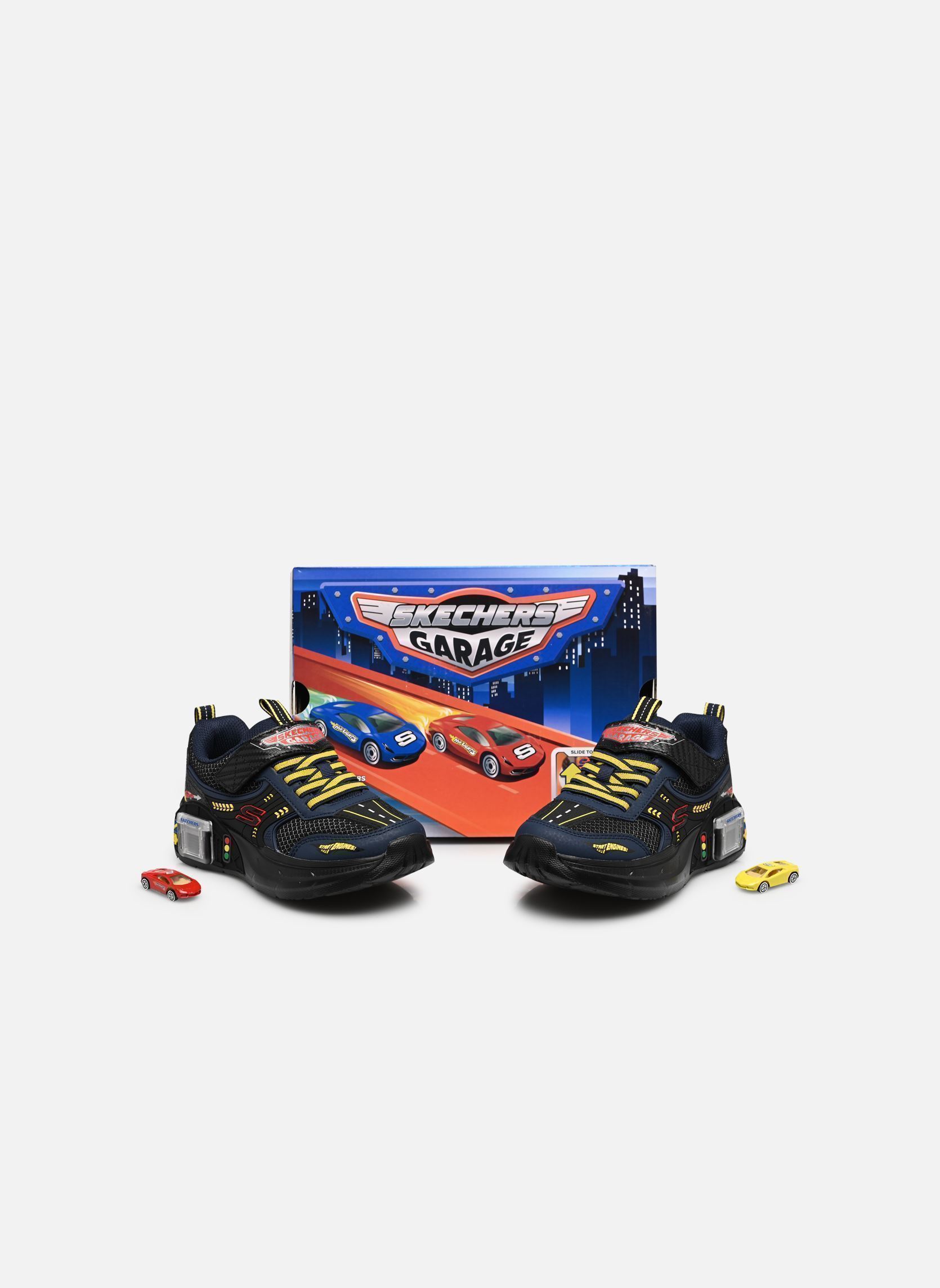 Baskets basses Skechers Garage garçon bleu Skechers Baskets basses Skechers Garage garçon bleu BKNV