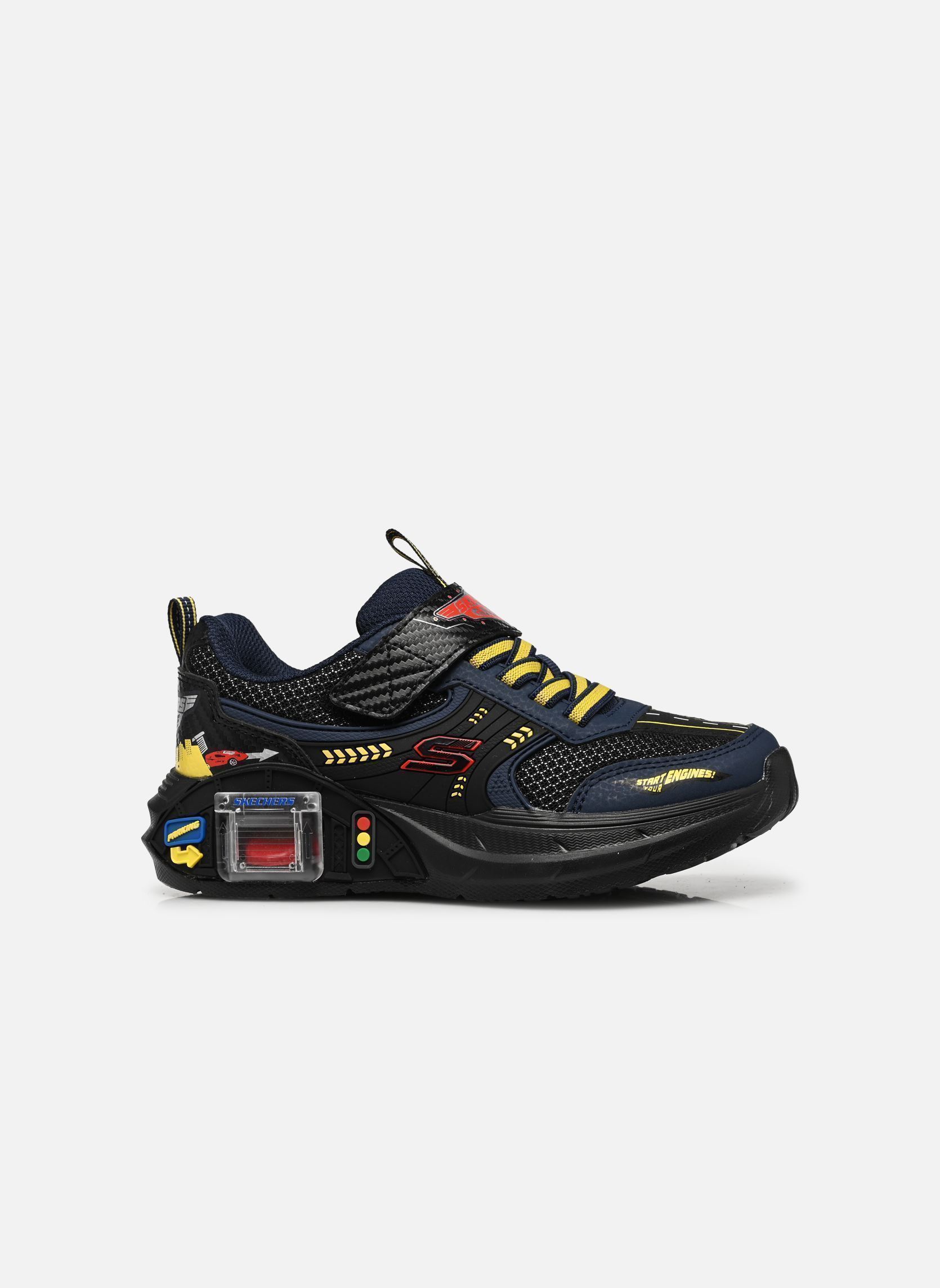 Baskets basses Skechers Garage garçon bleu Skechers Baskets basses Skechers Garage garçon bleu BKNV