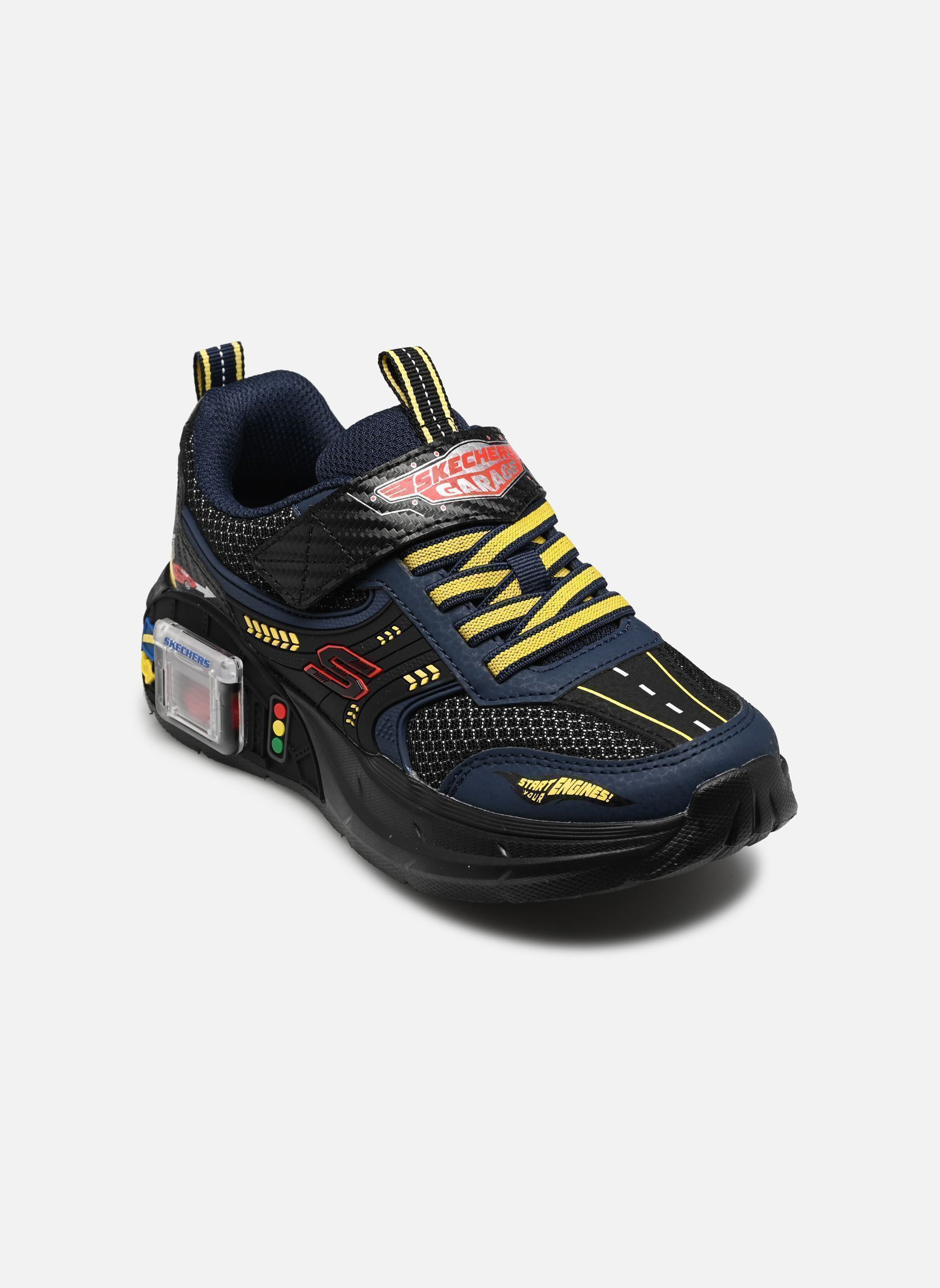 Baskets basses Skechers Garage garçon bleu Skechers Baskets basses Skechers Garage garçon bleu BKNV