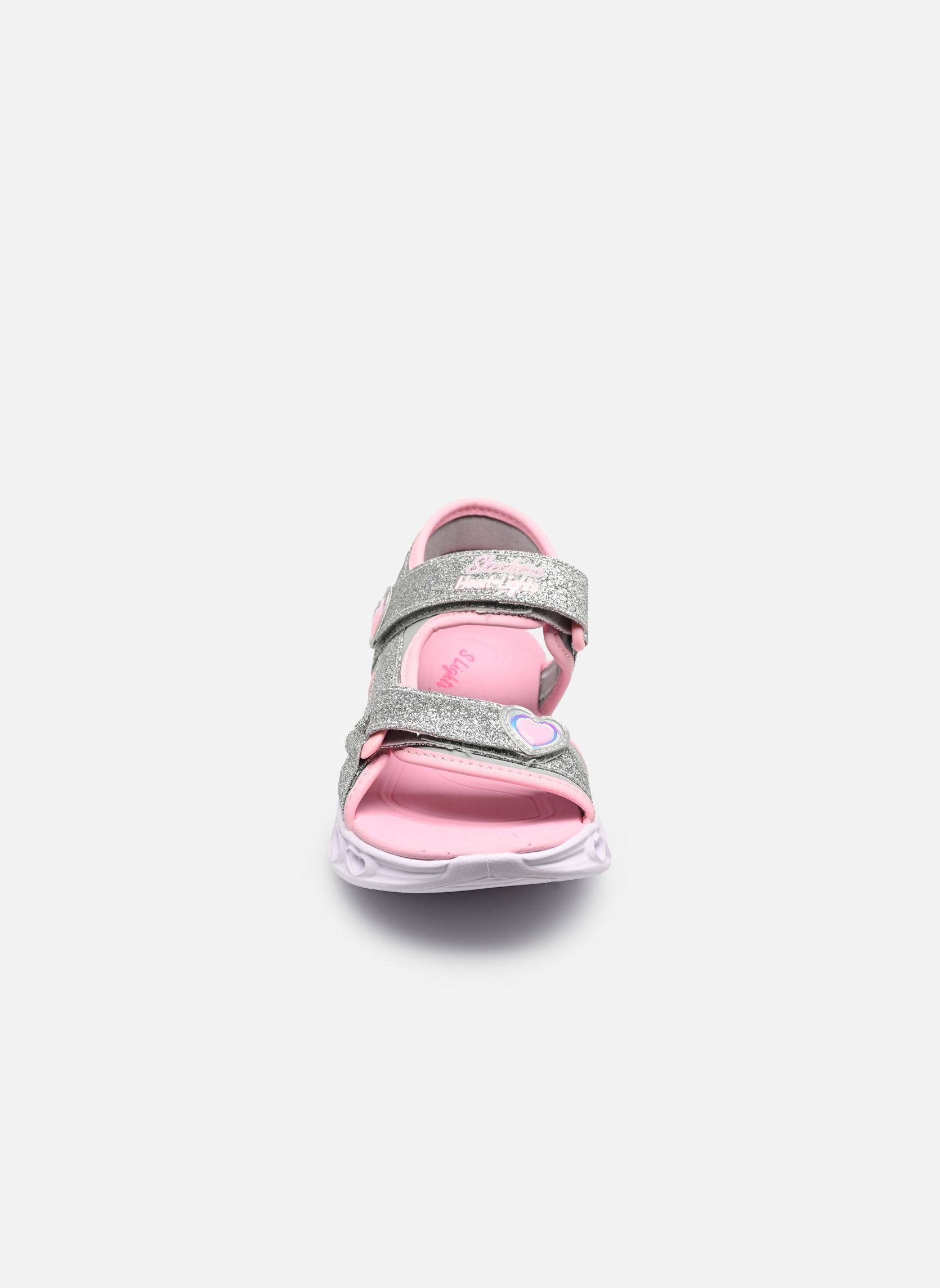 Sandalen Heart Lights Sandals - Sugar SP mädchen silber Skechers Sandalen Heart Lights Sandals - Sugar SP mädchen silber Slpk