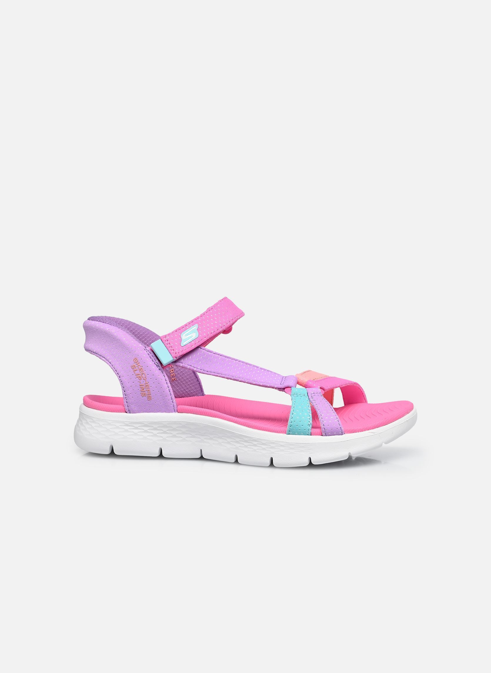 Sandalen SLIP-INS - Go Walk Flex Sandal-Lots Of S mädchen mehrfarbig Skechers Sandalen SLIP-INS - Go Walk Flex Sandal-Lots Of S mädchen mehrfarbig MLT