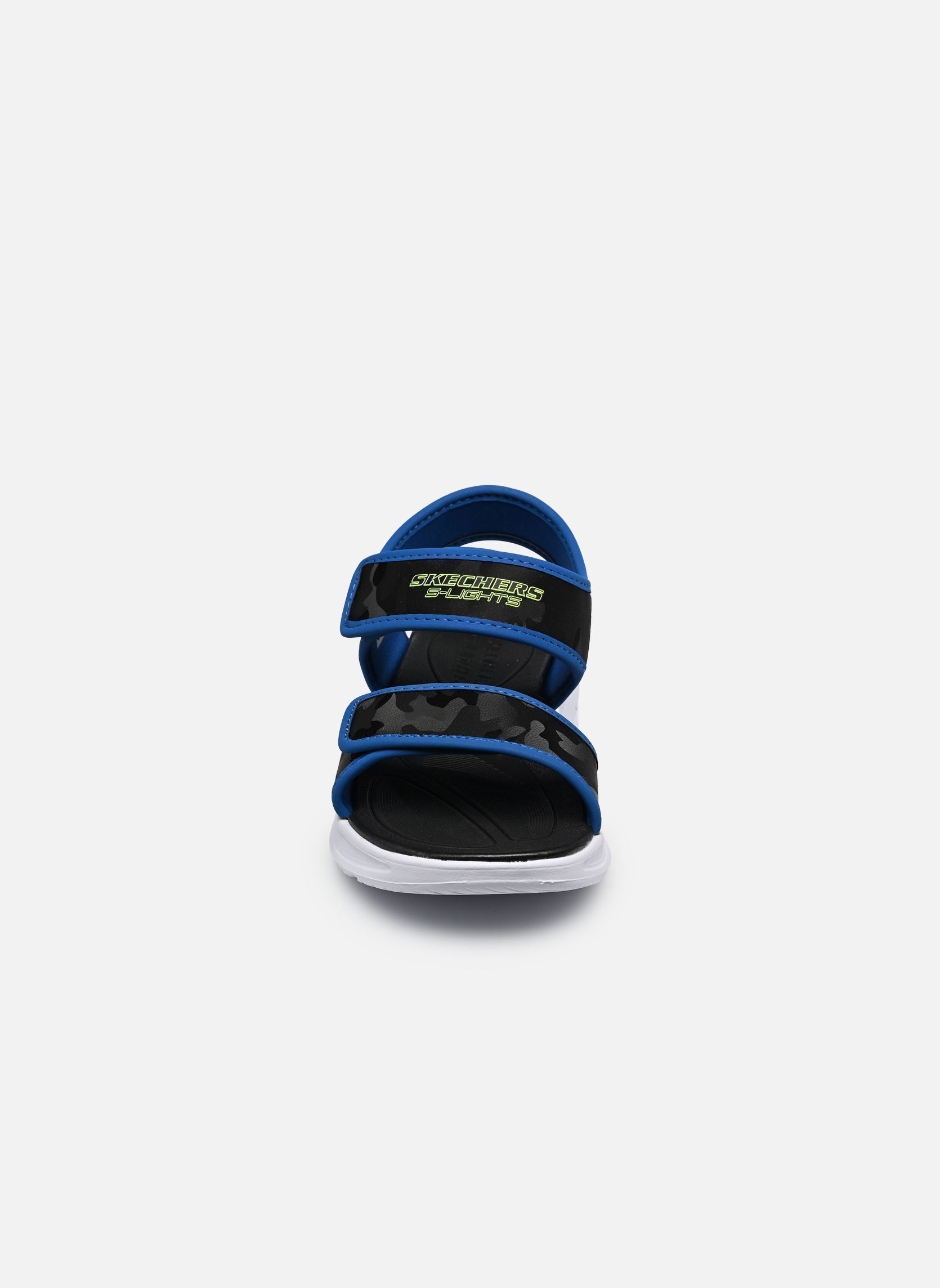 Sandales Sola Glow Sandal - Camo Brigh garçon noir Skechers Sandales Sola Glow Sandal - Camo Brigh garçon noir BKBL