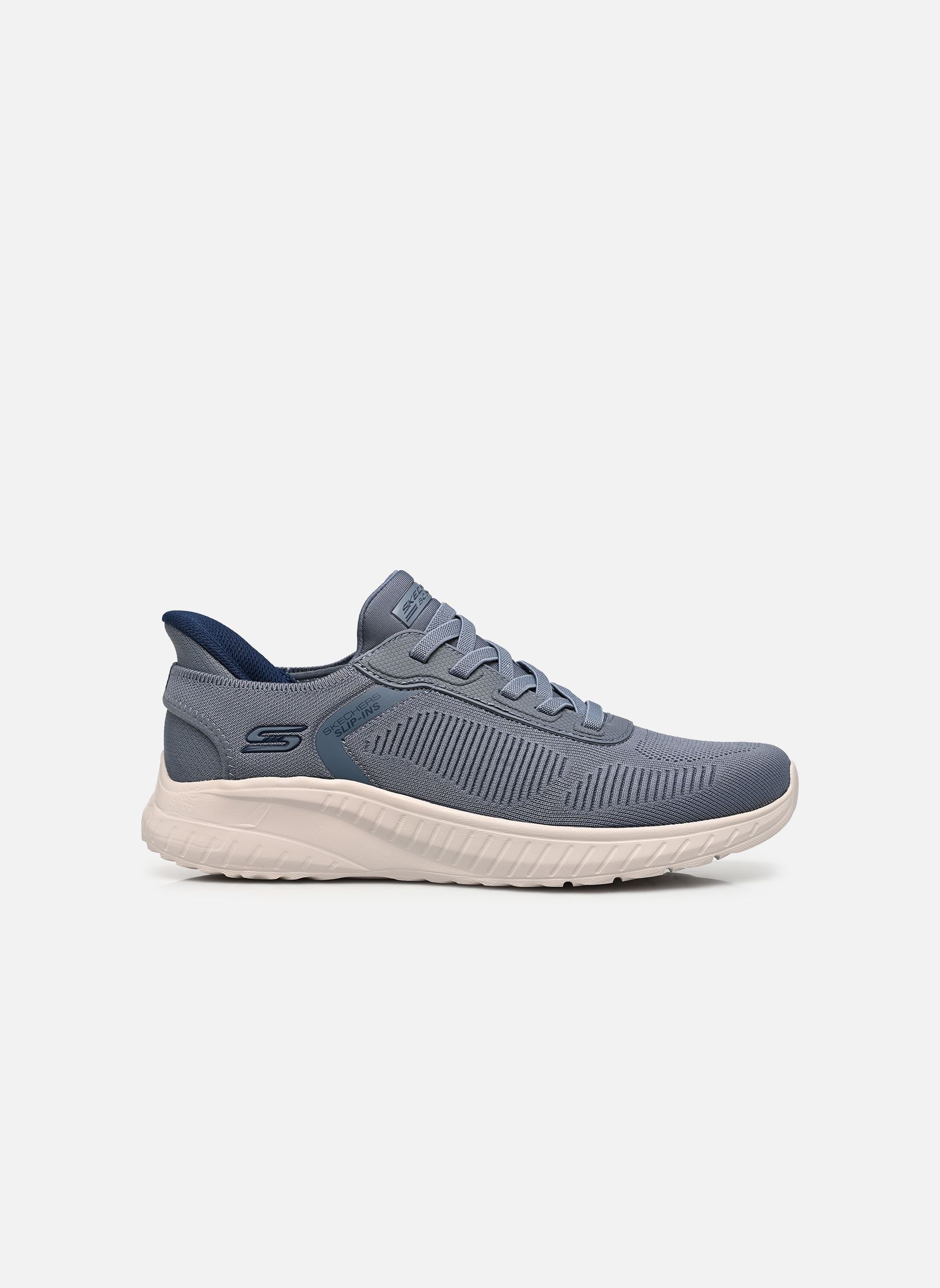 Baskets SLIP-INS Bob Squad Chaos - Solid Step homme bleu Skechers Baskets SLIP-INS Bob Squad Chaos - Solid Step homme bleu SLT