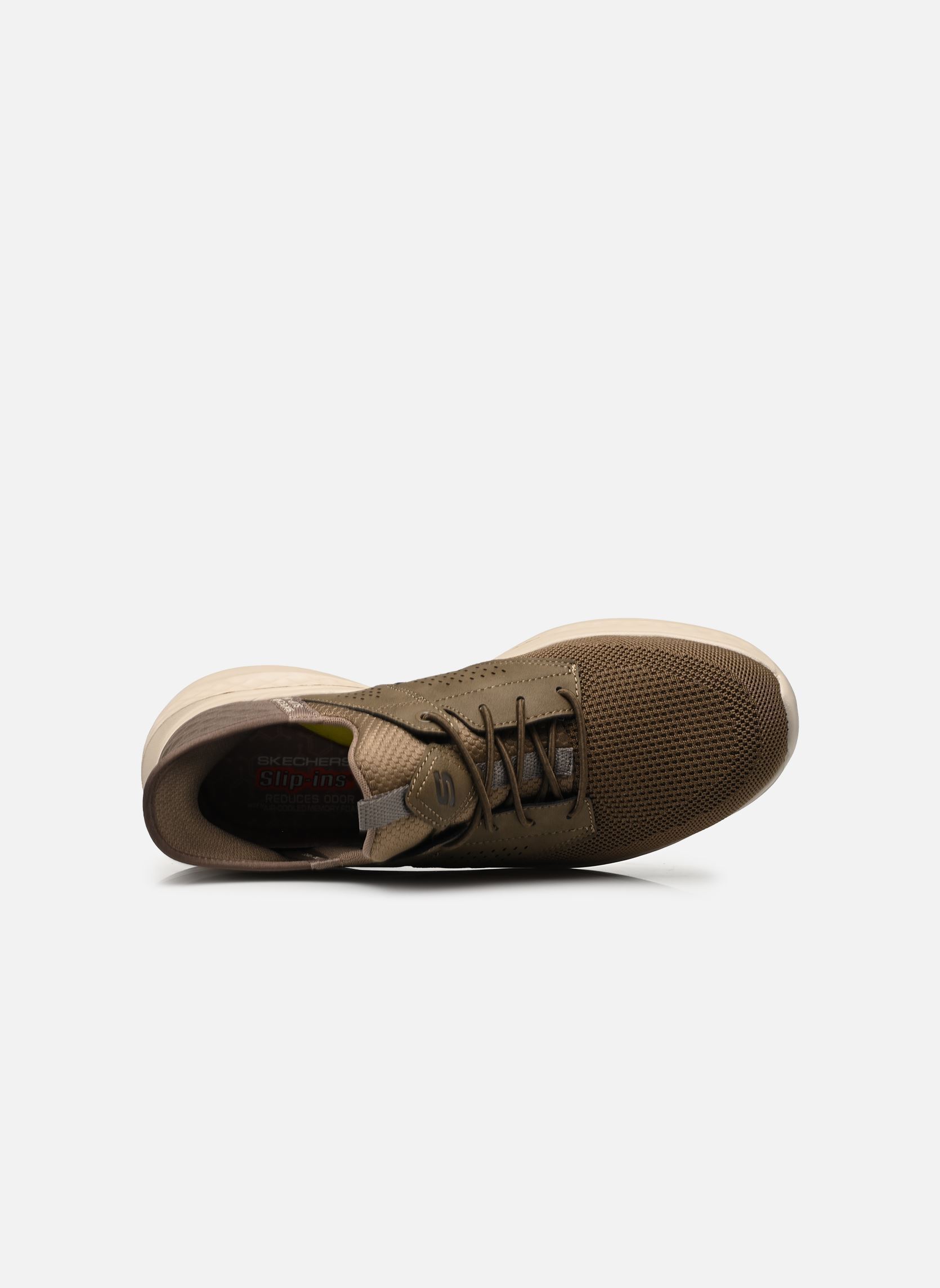 Baskets SLIP-INS Slade - Caster homme marron Skechers Baskets SLIP-INS Slade - Caster homme marron KHK