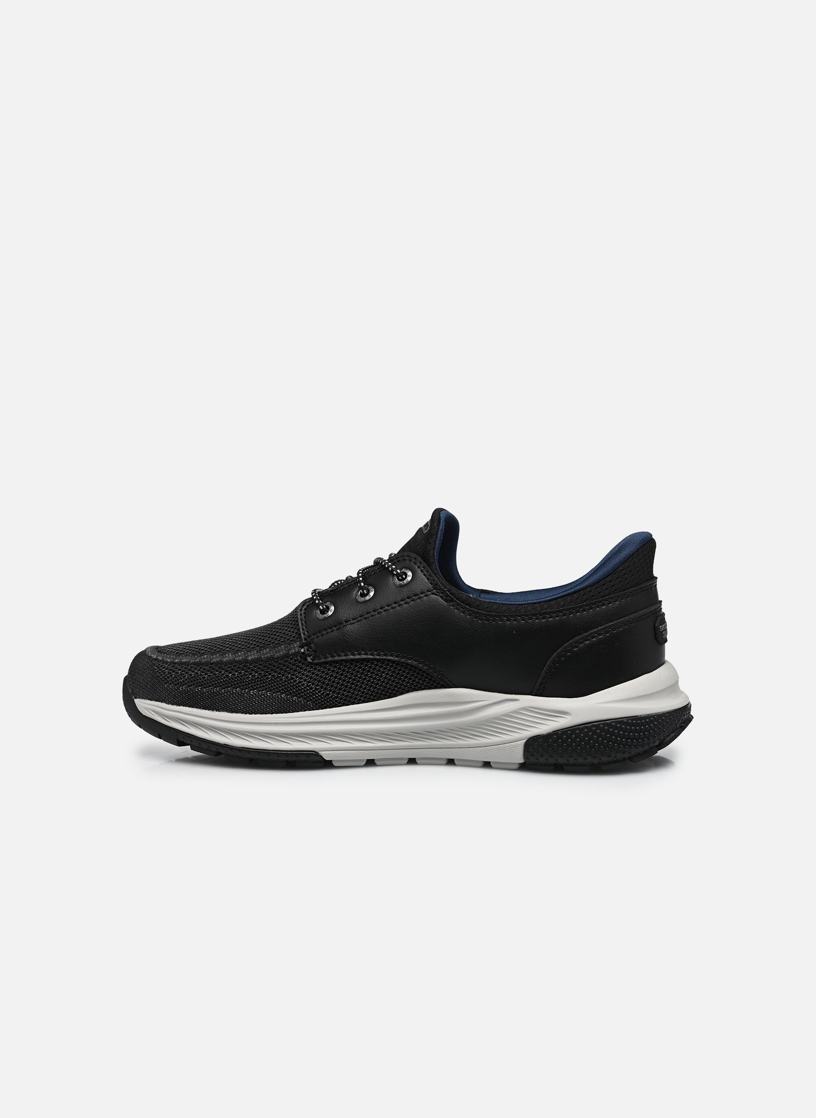 Niedrige Sneaker SLIP-INS Meroe - Alden herren schwarz Skechers Niedrige Sneaker SLIP-INS Meroe - Alden herren schwarz Blk
