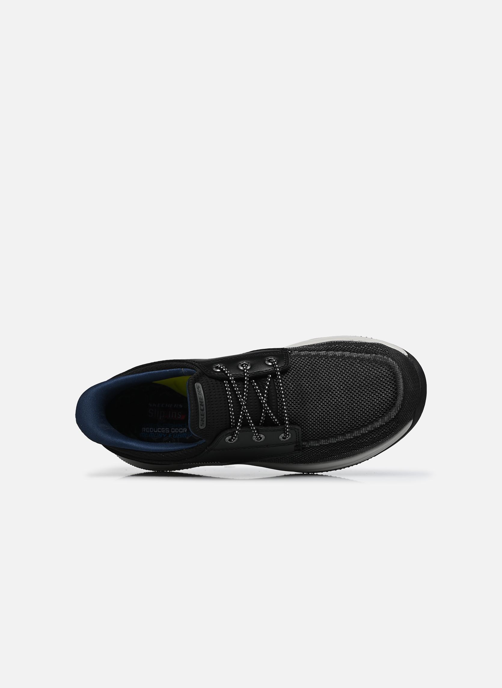Niedrige Sneaker SLIP-INS Meroe - Alden herren schwarz Skechers Niedrige Sneaker SLIP-INS Meroe - Alden herren schwarz Blk
