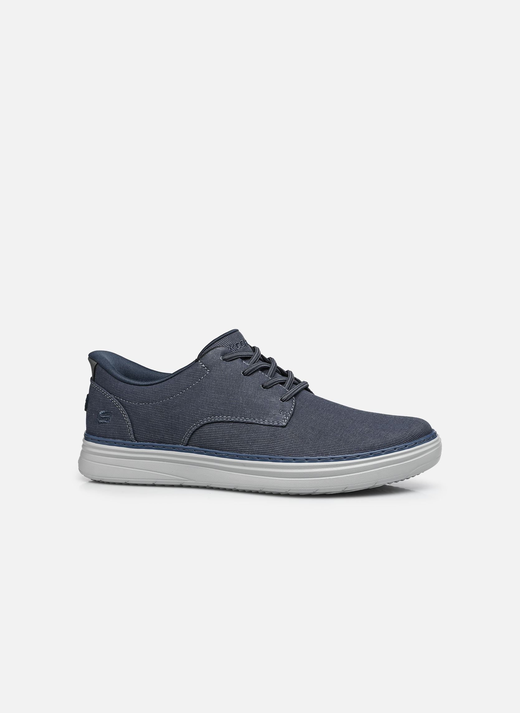 Baskets toile SLIP-INS Hyland - Justino homme bleu Skechers Baskets toile SLIP-INS Hyland - Justino homme bleu NVY