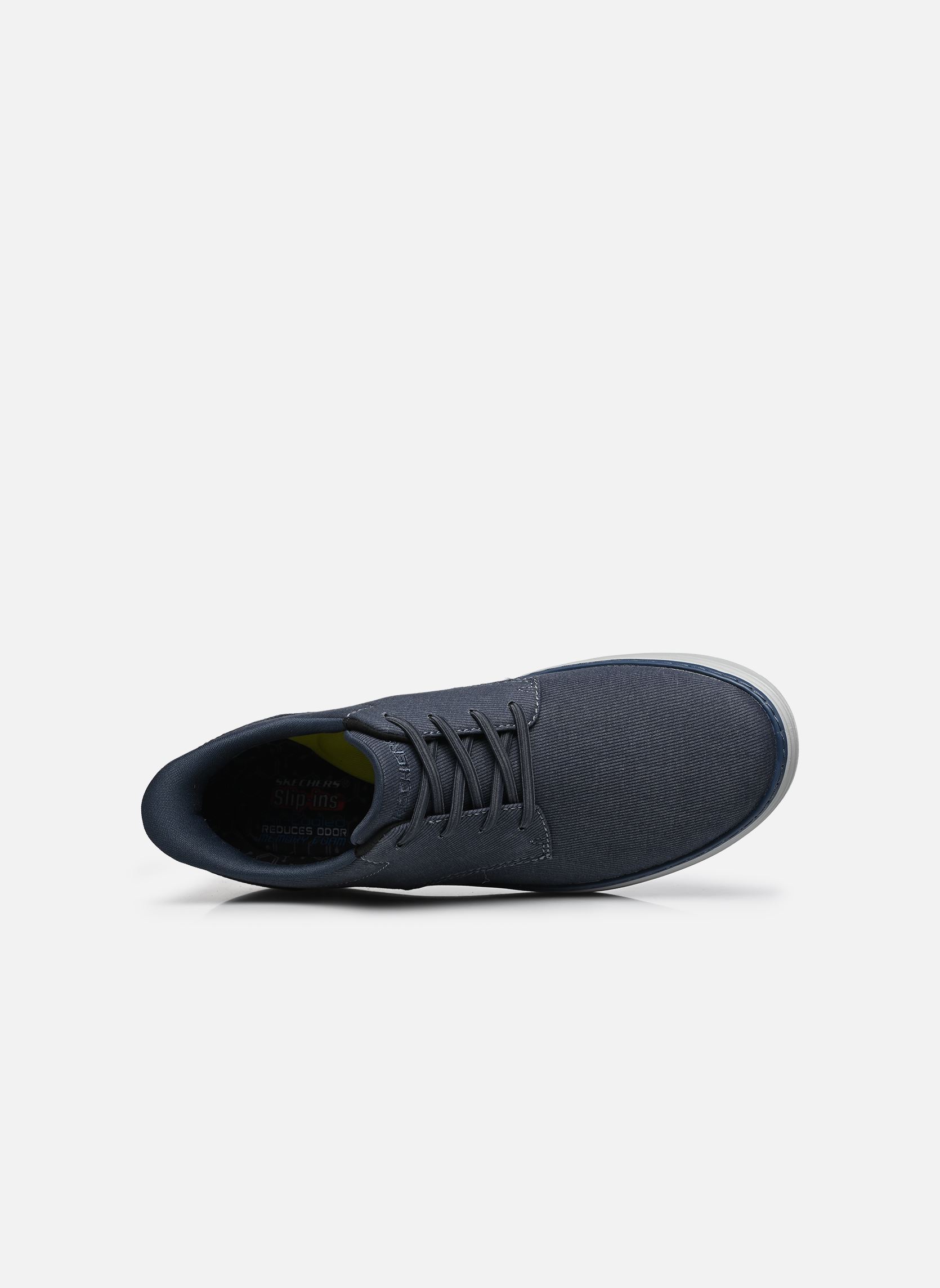 Baskets toile SLIP-INS Hyland - Justino homme bleu Skechers Baskets toile SLIP-INS Hyland - Justino homme bleu NVY
