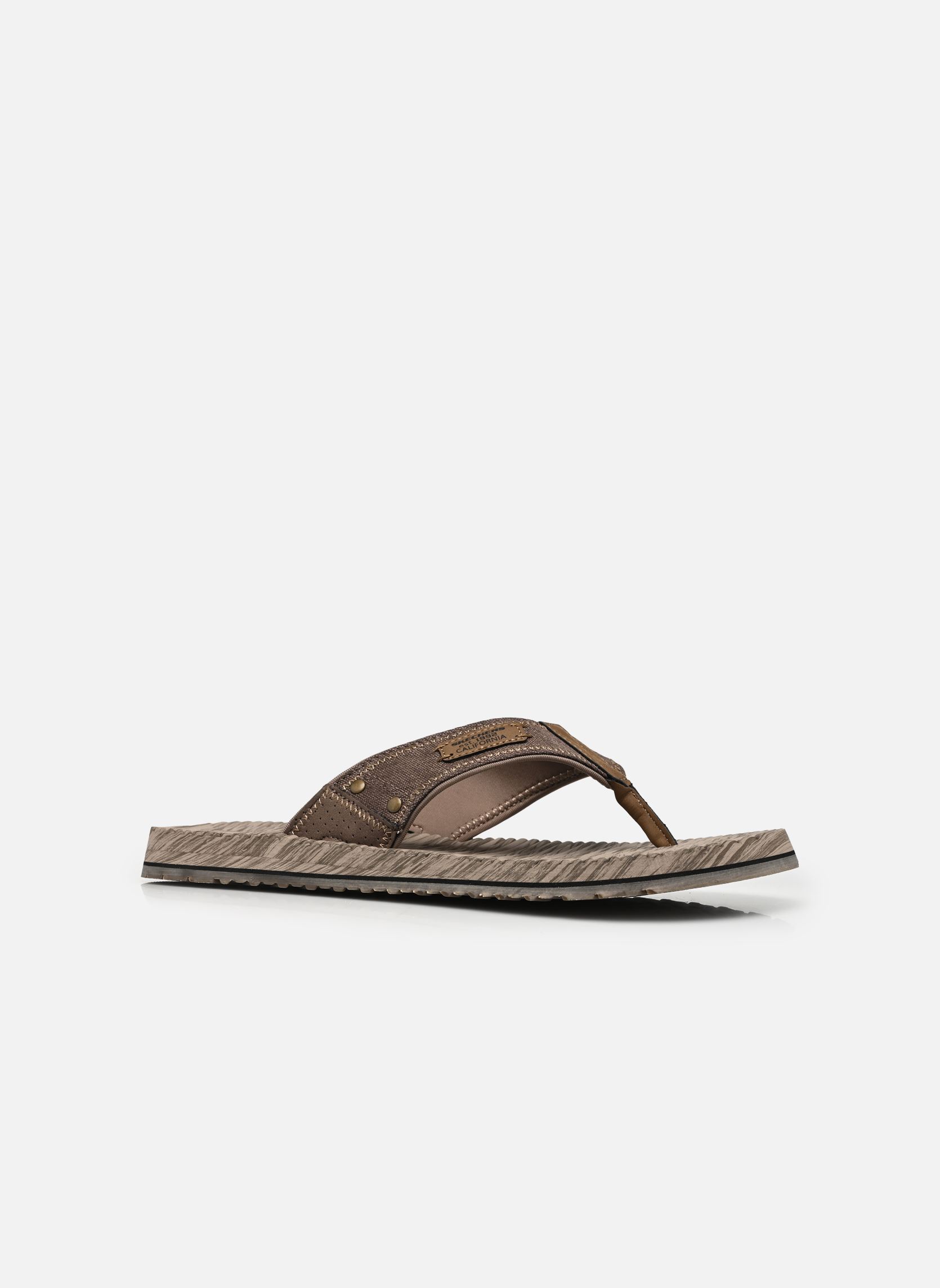 Tongs Quill - Sea Side homme marron Skechers Tongs Quill - Sea Side homme marron Brn