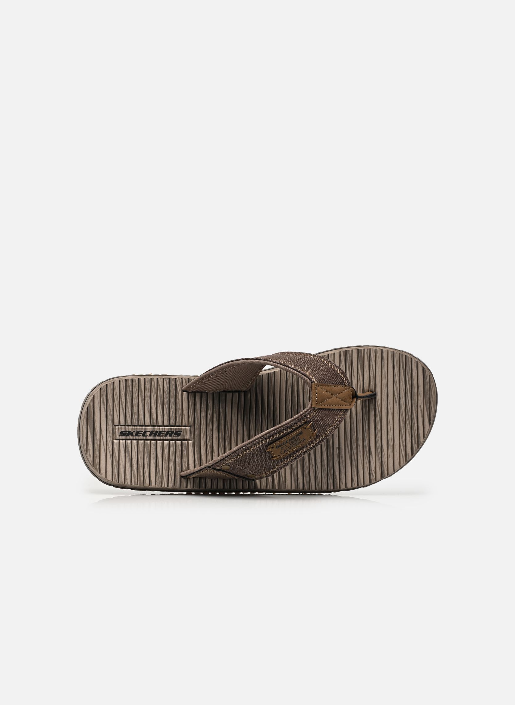 Tongs Quill - Sea Side homme marron Skechers Tongs Quill - Sea Side homme marron Brn