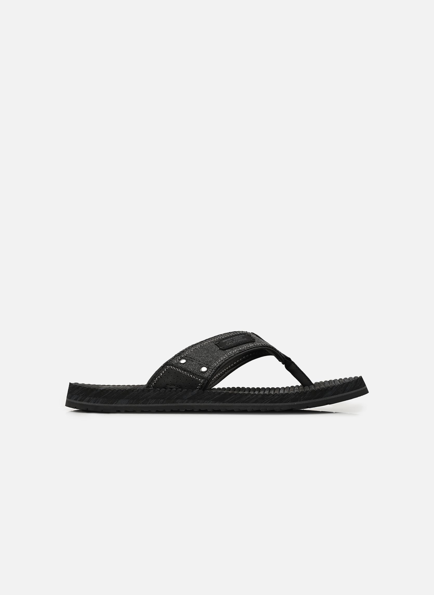 Flip-Flops Quill - Sea Side herren schwarz Skechers Flip-Flops Quill - Sea Side herren schwarz Blk