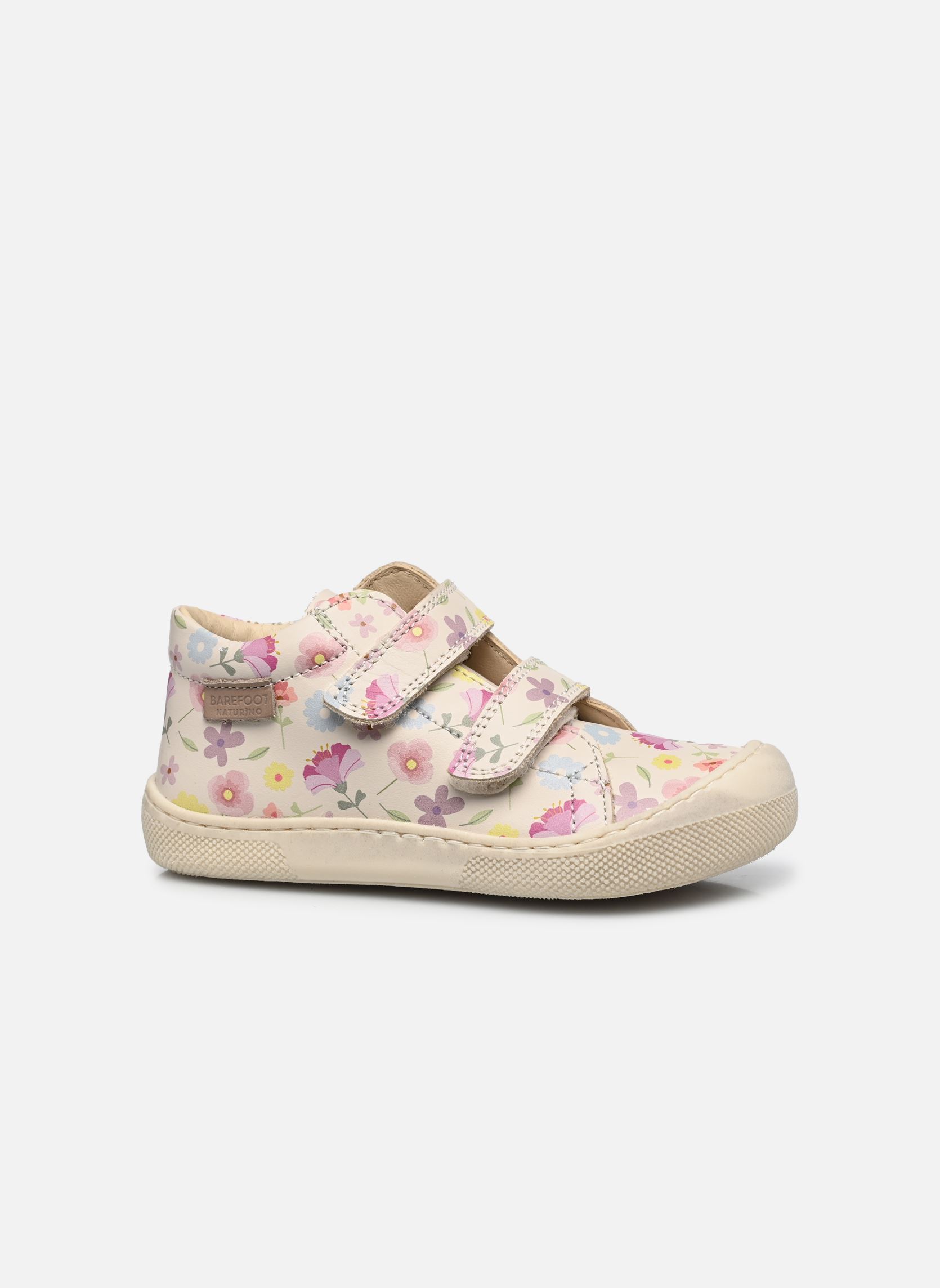 Bottines Barefoot Amur VL fille blanc Naturino Bottines Barefoot Amur VL fille blanc CALF PR.FLOWERING MILK
