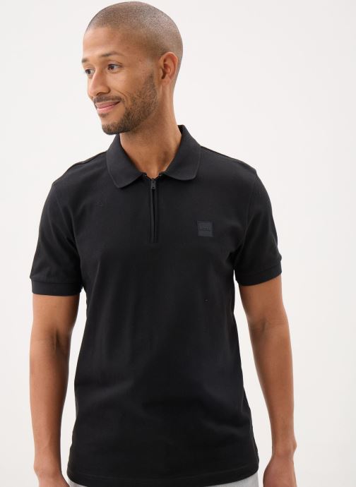 BOSS Polos manches courtes Passerzip homme noir