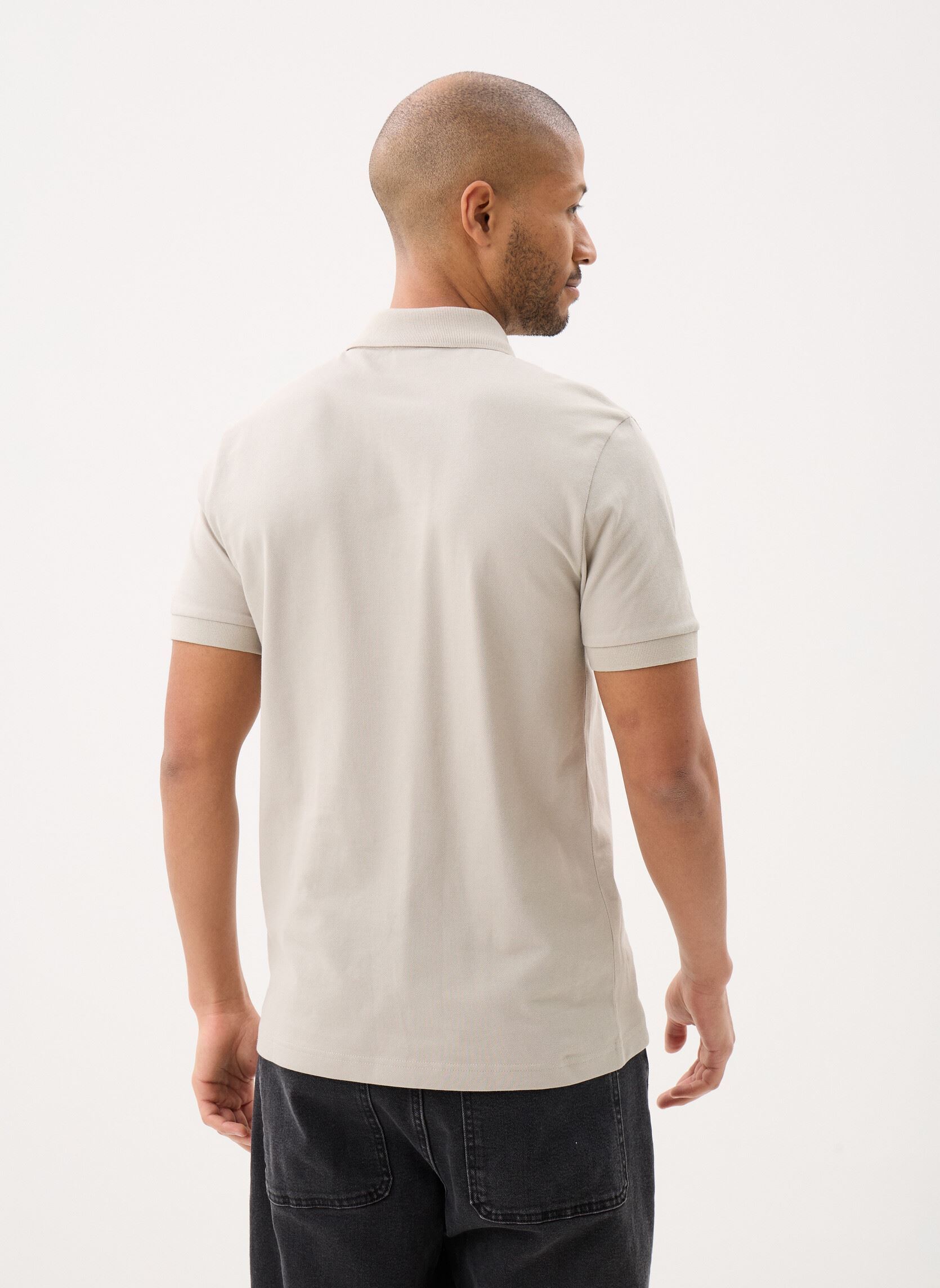 Polos manches courtes Passerzip homme gris BOSS Polos manches courtes Passerzip homme gris 070-Open Grey