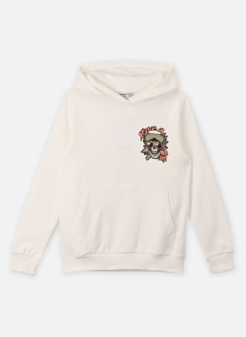 Name it Kapuzenpullover Nkmbastian Ls Swe Wh Bru Box Ps Noos jungen weiß